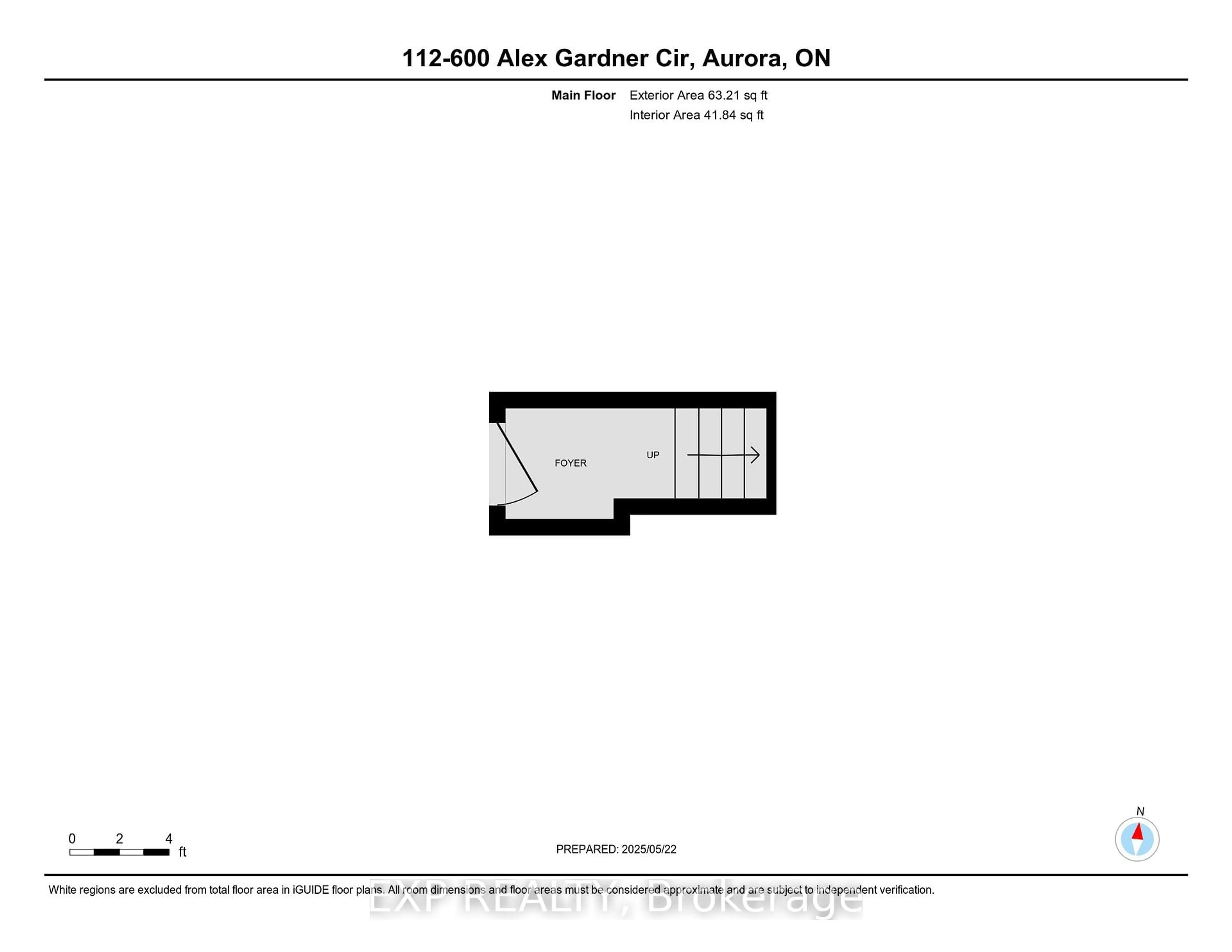 Floor plan for 600 Alex Gardner Circ #112, Aurora Ontario L4G 3G5