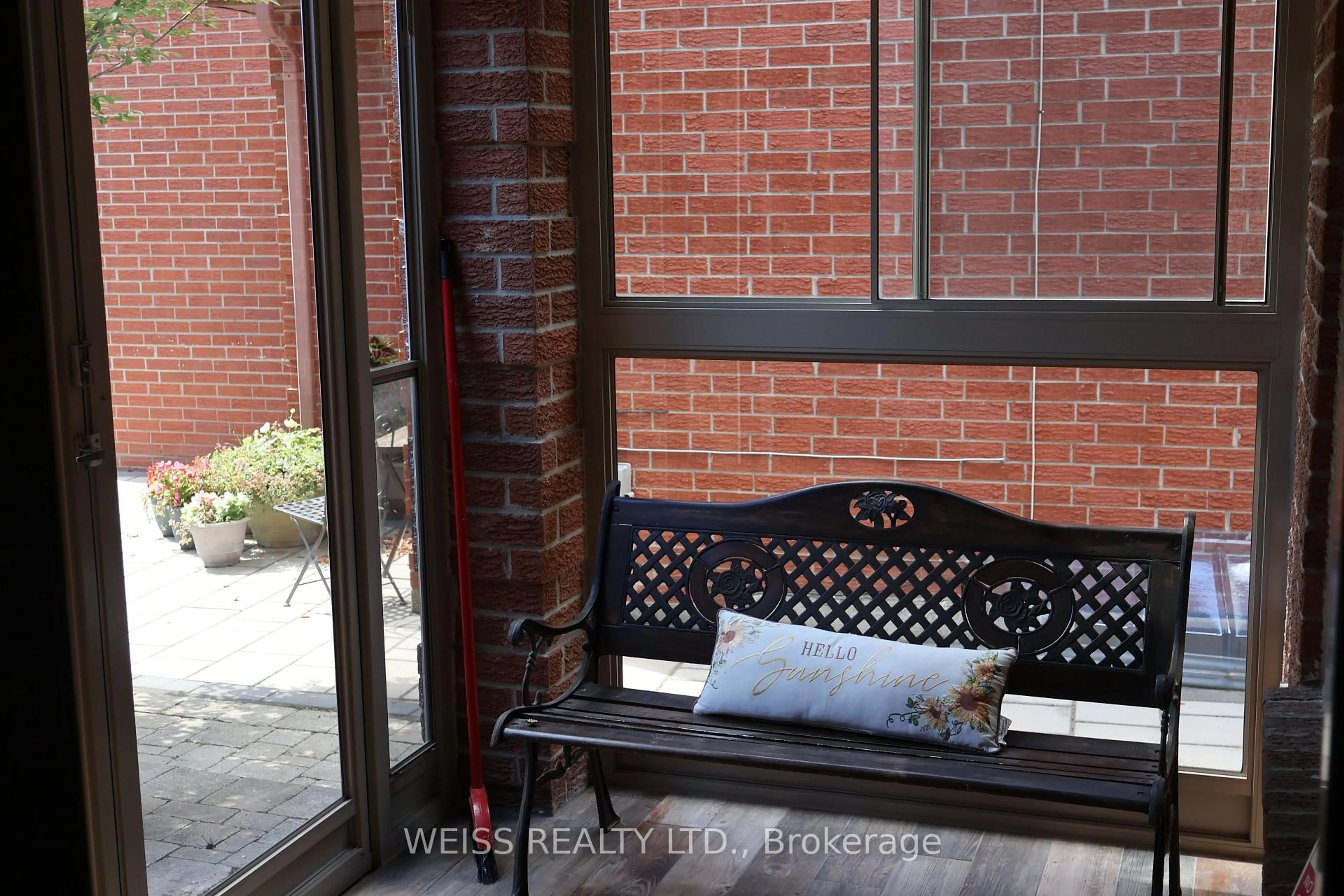 Balcony in the apartment, street for 44 Miley Dr, Markham Ontario L3R 4V3