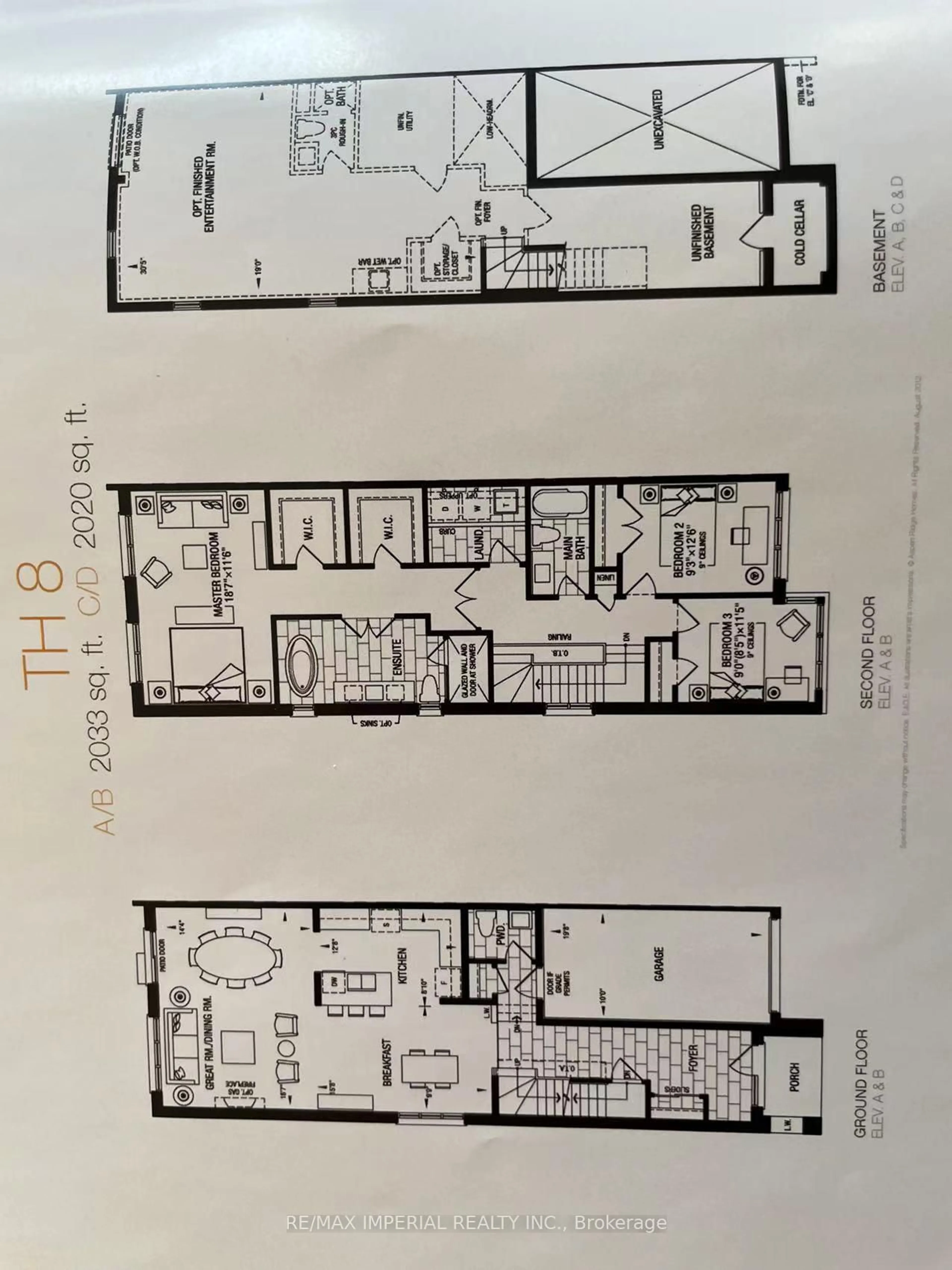 Floor plan for 100 Dariole Dr, Richmond Hill Ontario L4E 0Y8