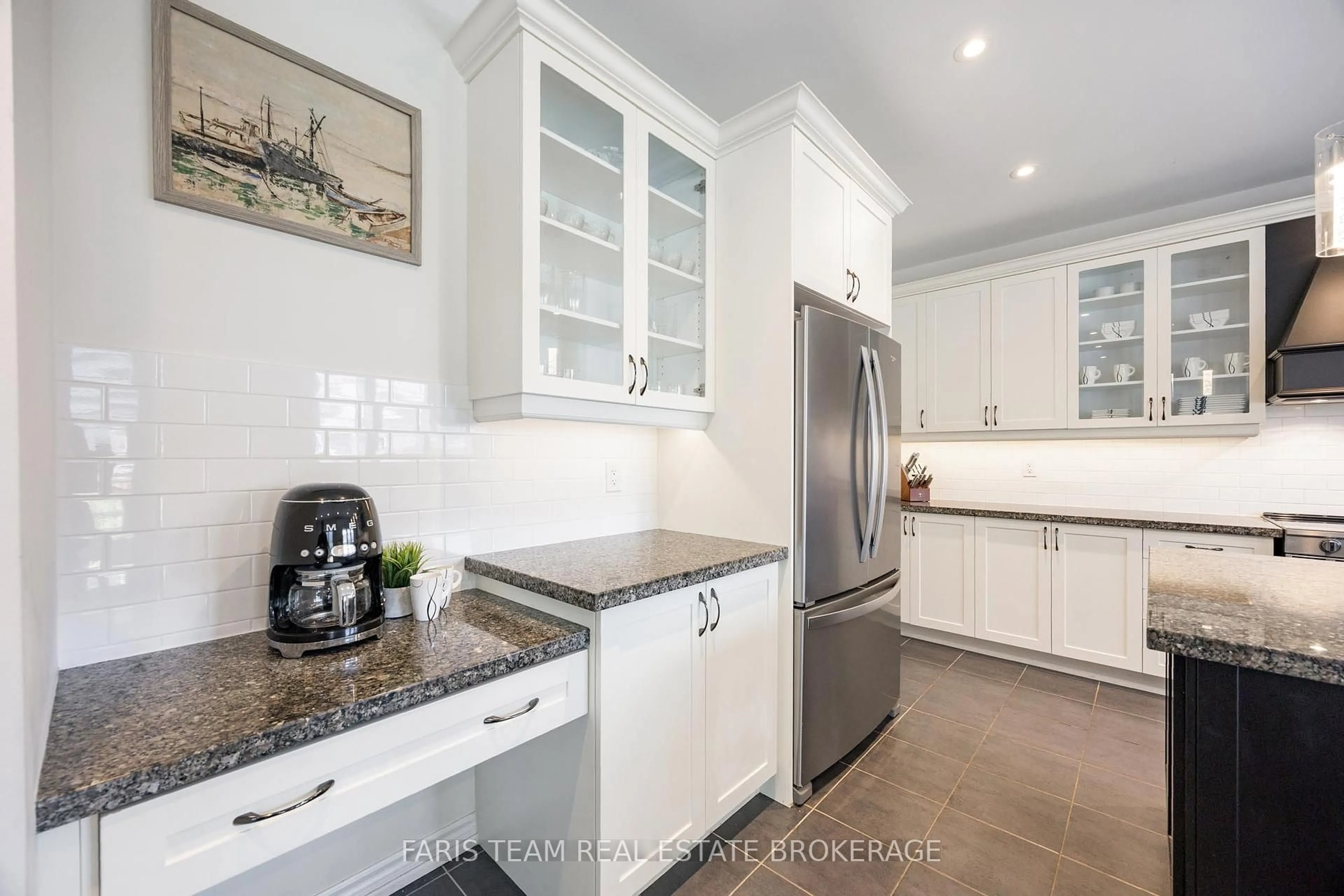 Contemporary kitchen, ceramic/tile floor for 1787 Emberton Way, Innisfil Ontario L9S 0N4