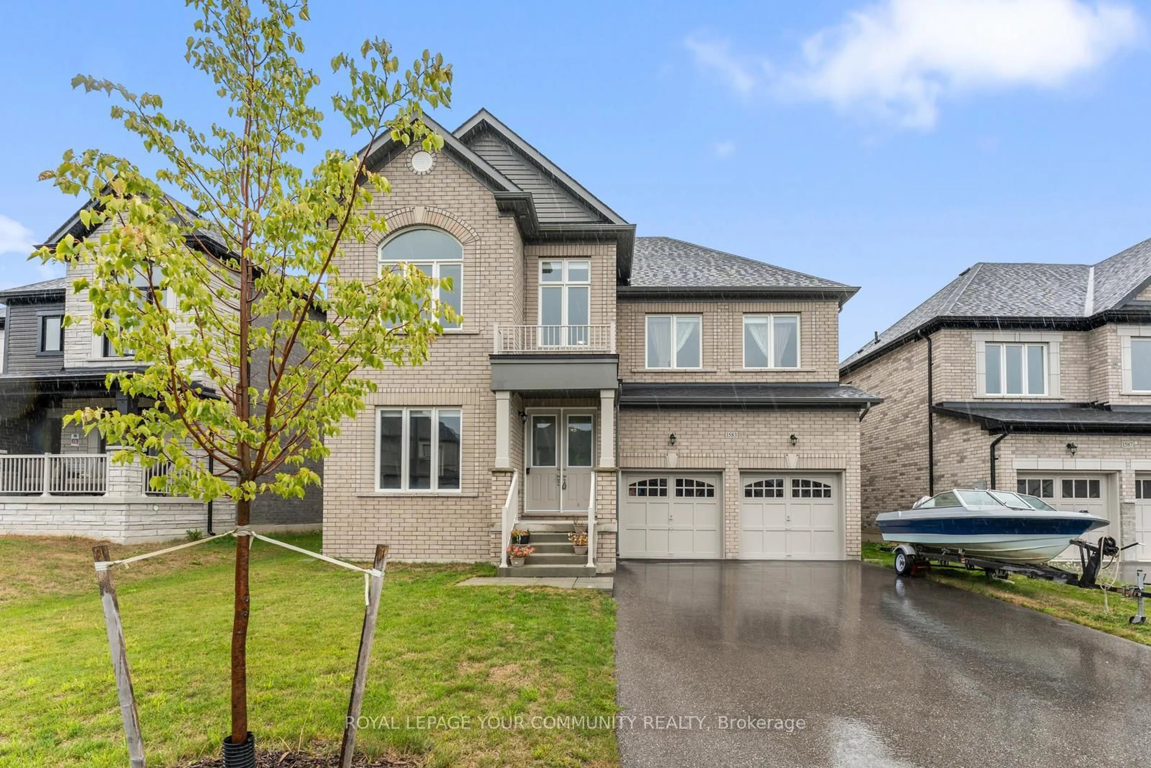 Home with brick exterior material, street for 1583 Stovell Cres, Innisfil Ontario L0L 1W0