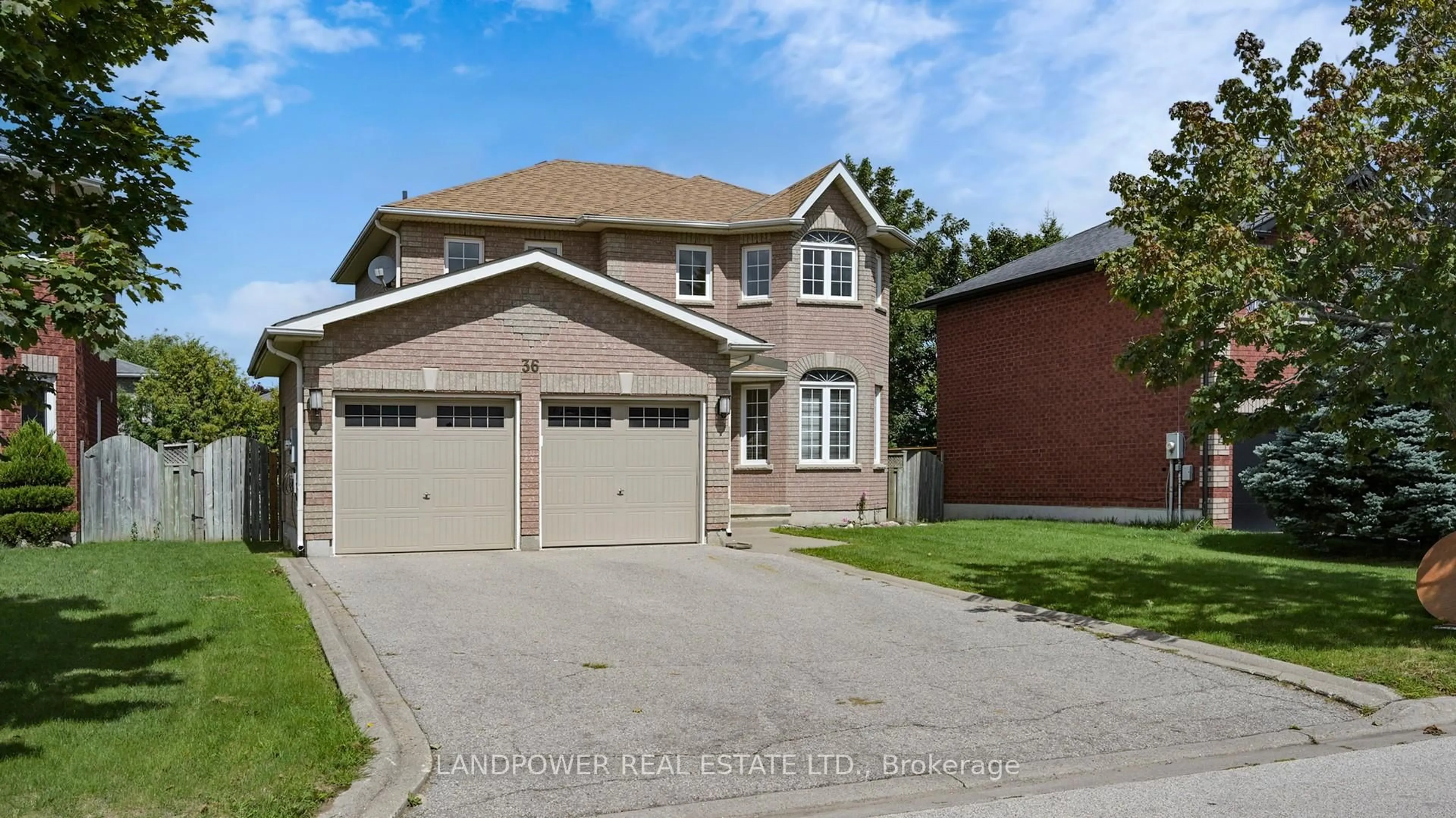 Home with brick exterior material, street for 36 Amberview Dr, Georgina Ontario L4P 3X8