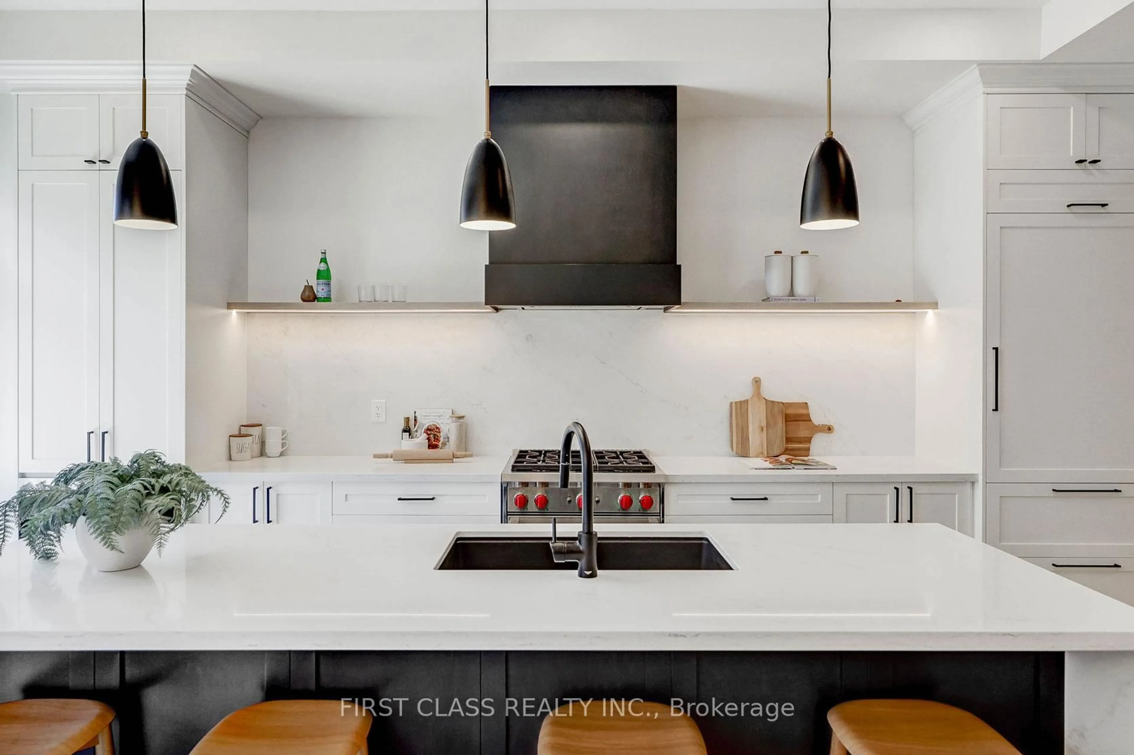 Contemporary kitchen, ceramic/tile floor for 5 Gardeners Lane, Markham Ontario L6C 3L5