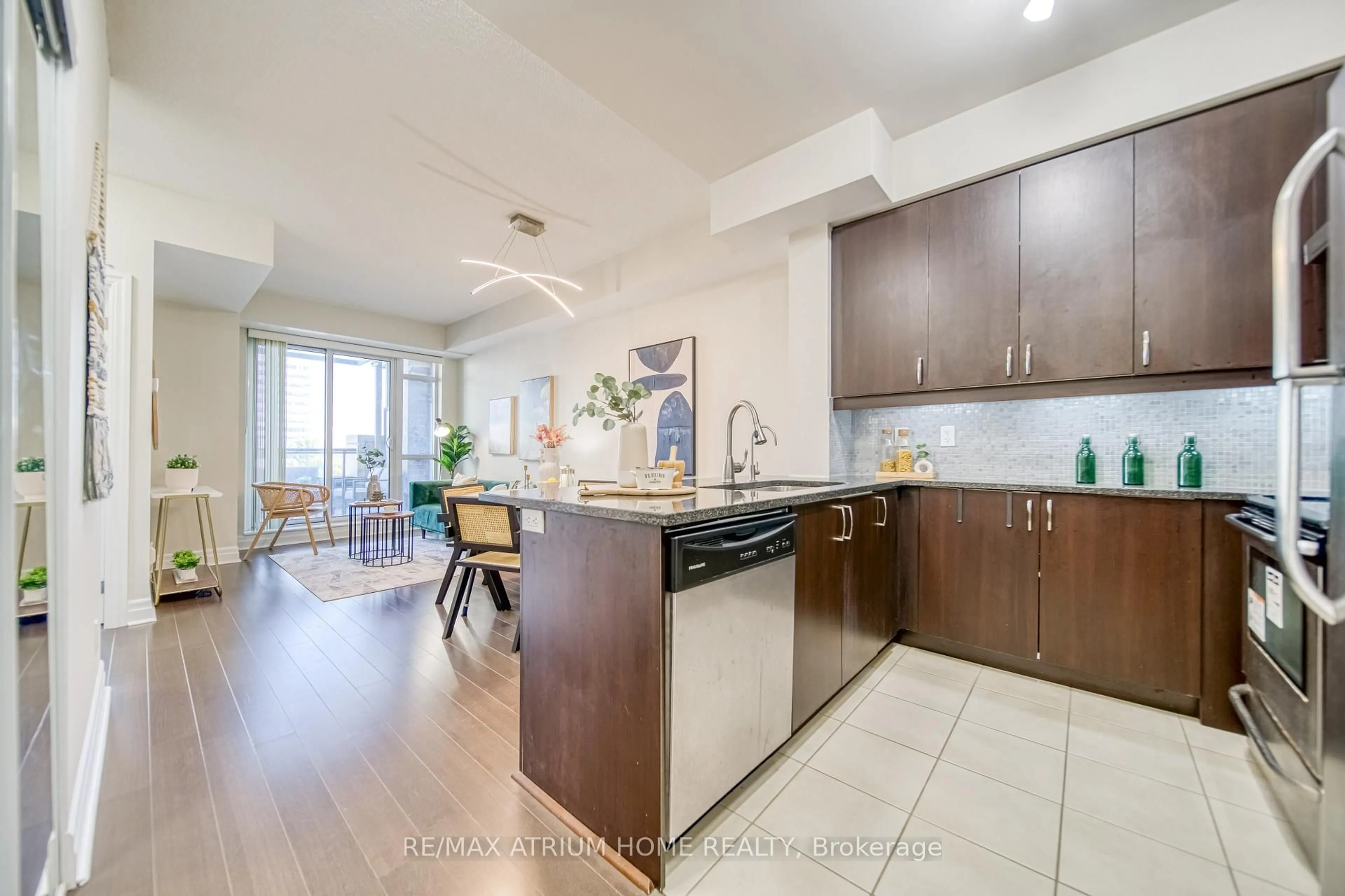 Open concept kitchen, unknown for 8110 Birchmount Rd #317, Markham Ontario L6G 0E3