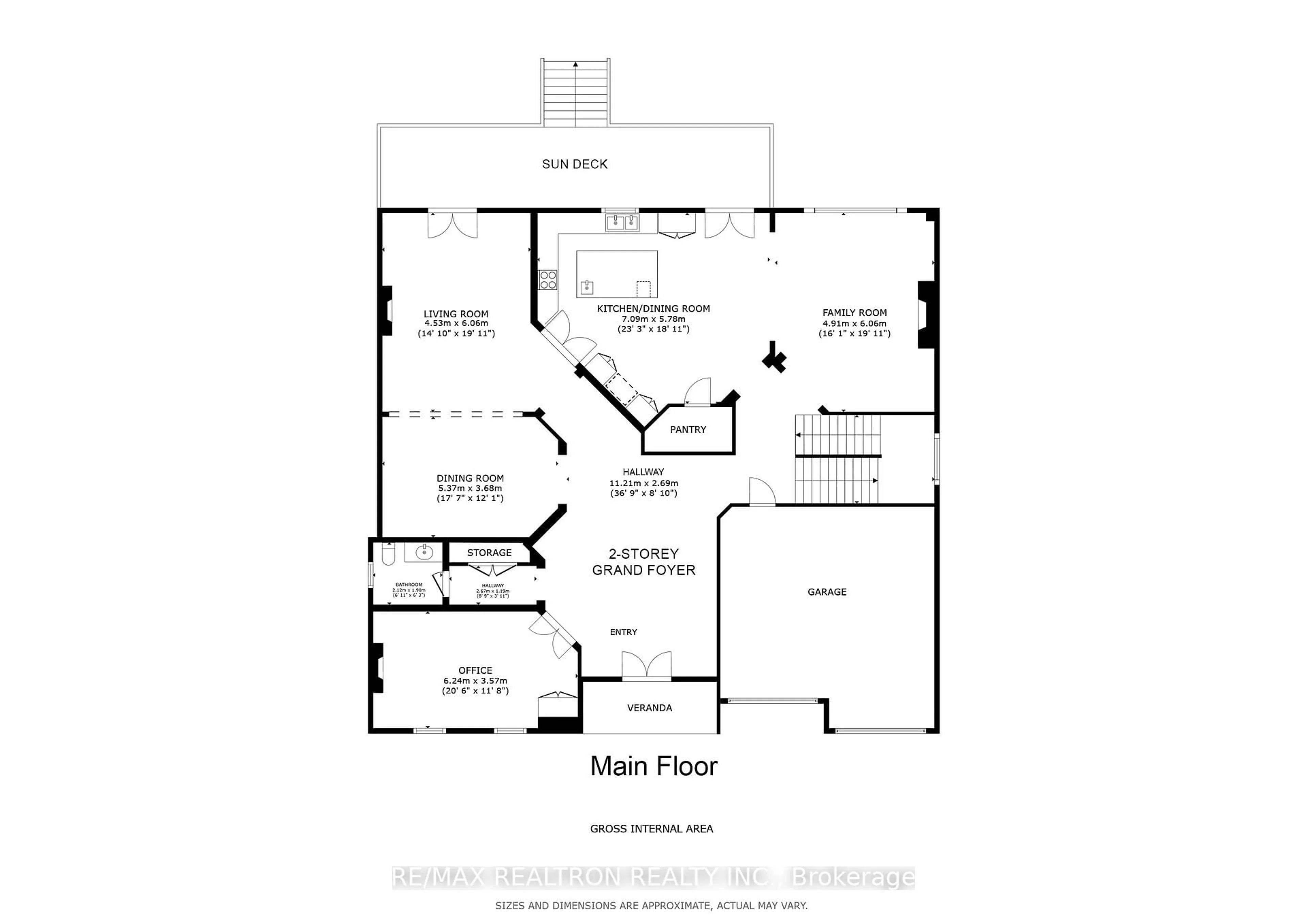 Floor plan for 63 Walmer Rd, Richmond Hill Ontario L4C 3W9