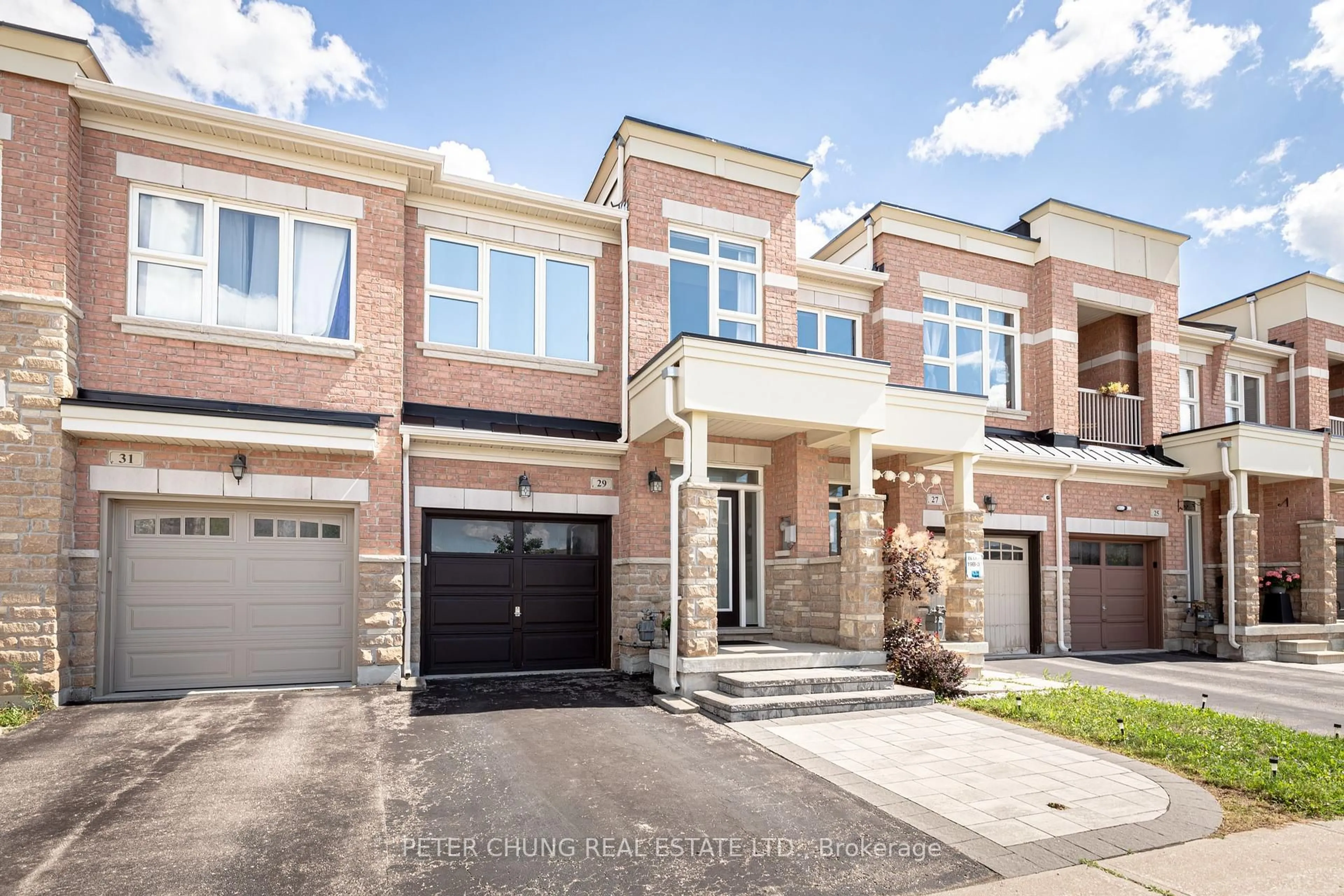 Home with brick exterior material, street for 29 Upper Greensborough Dr, Markham Ontario L6E 0R4