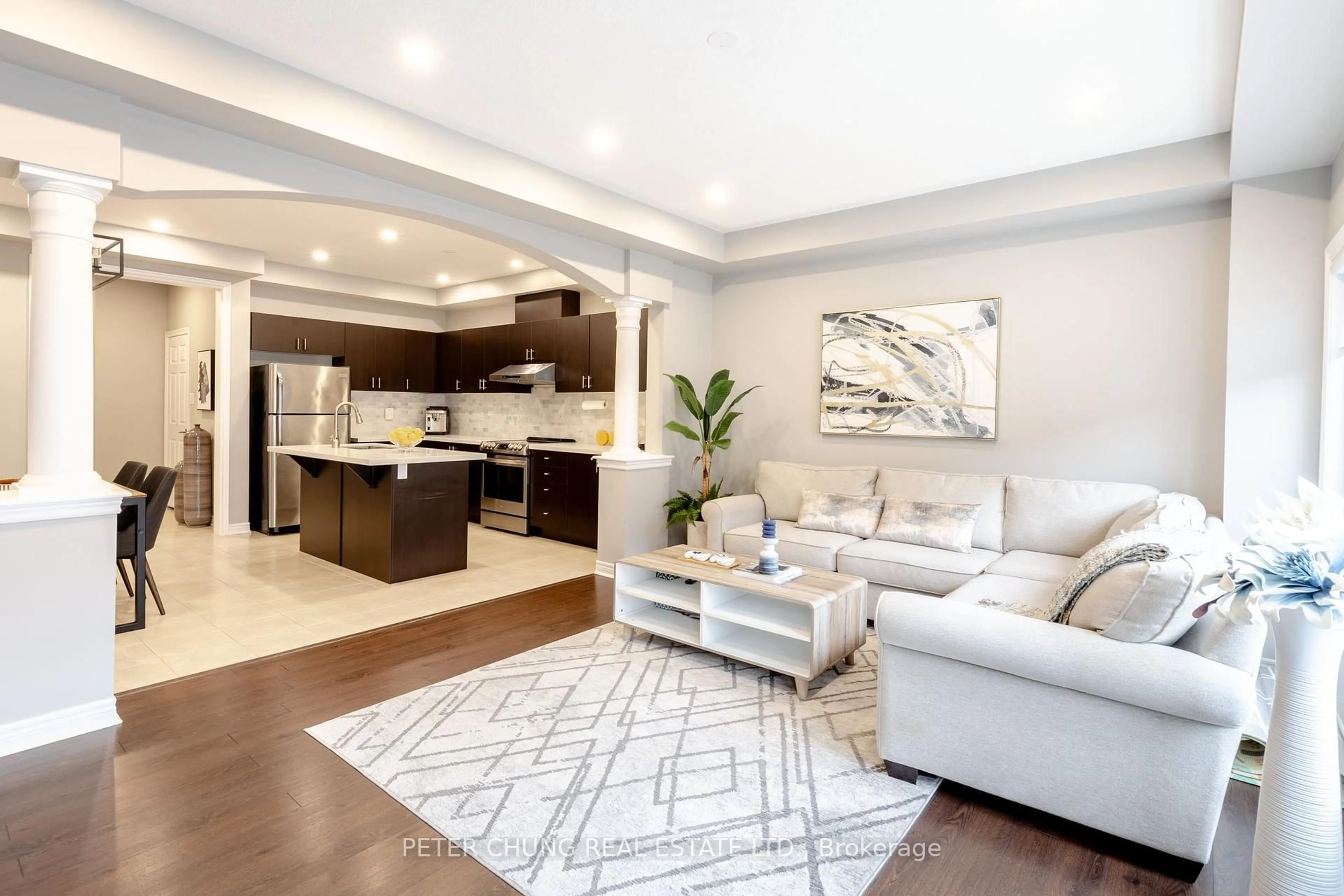 Open concept kitchen, unknown for 29 Upper Greensborough Dr, Markham Ontario L6E 0R4