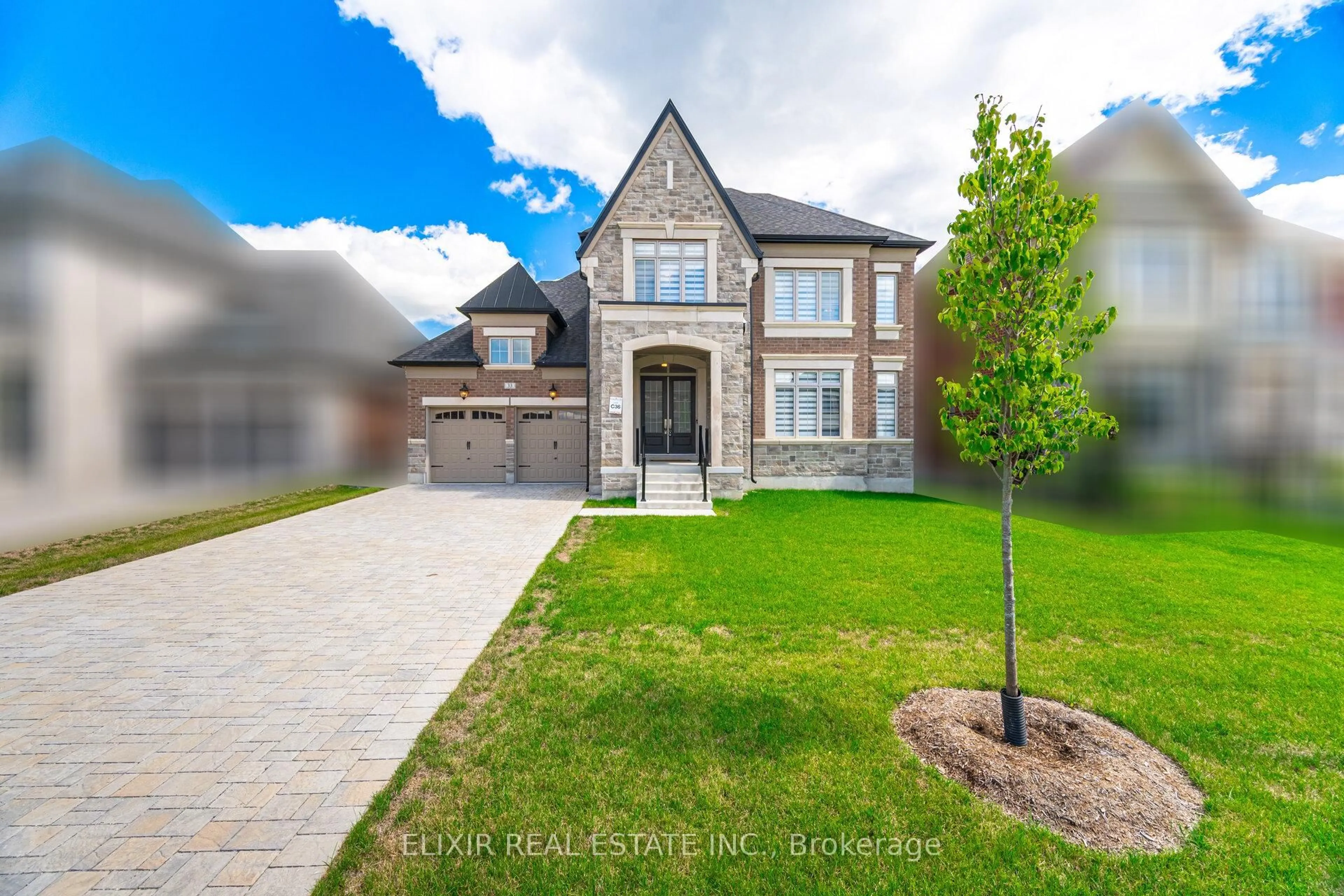 Home with brick exterior material, street for 33 Sculpture Garden Lane, Vaughan Ontario L4H 4P1