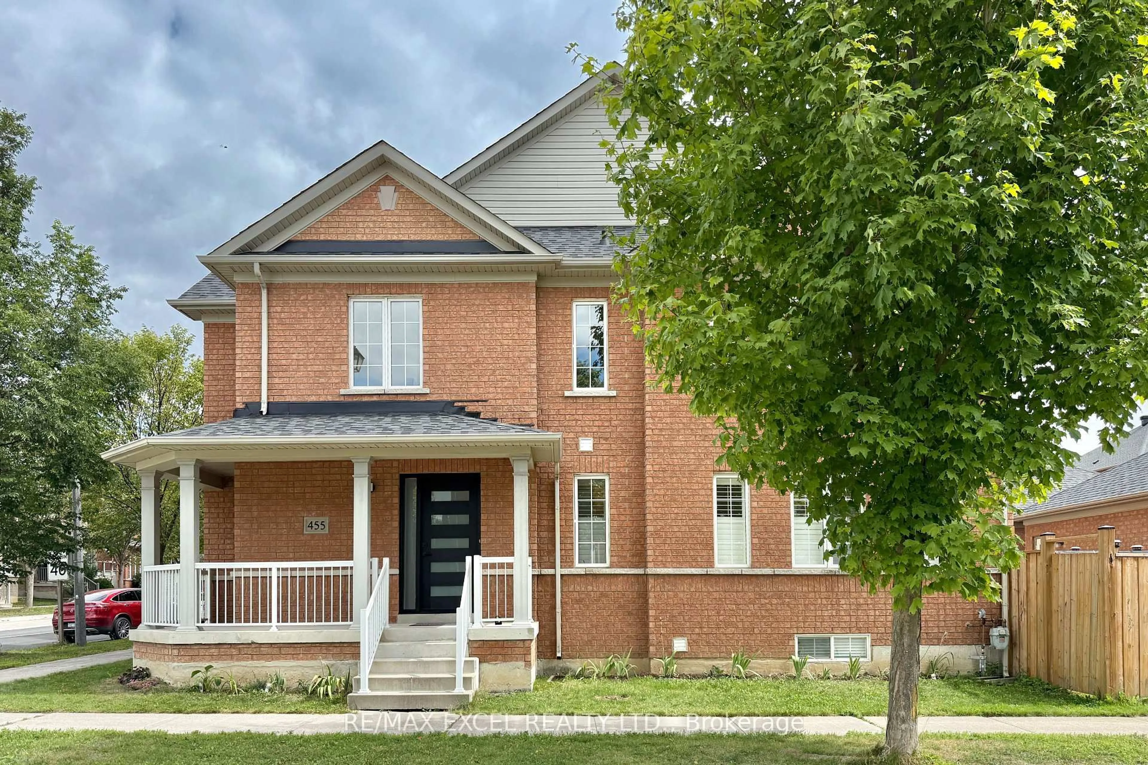 Home with brick exterior material, street for 455 White's Hill Ave, Markham Ontario L6B 0J7