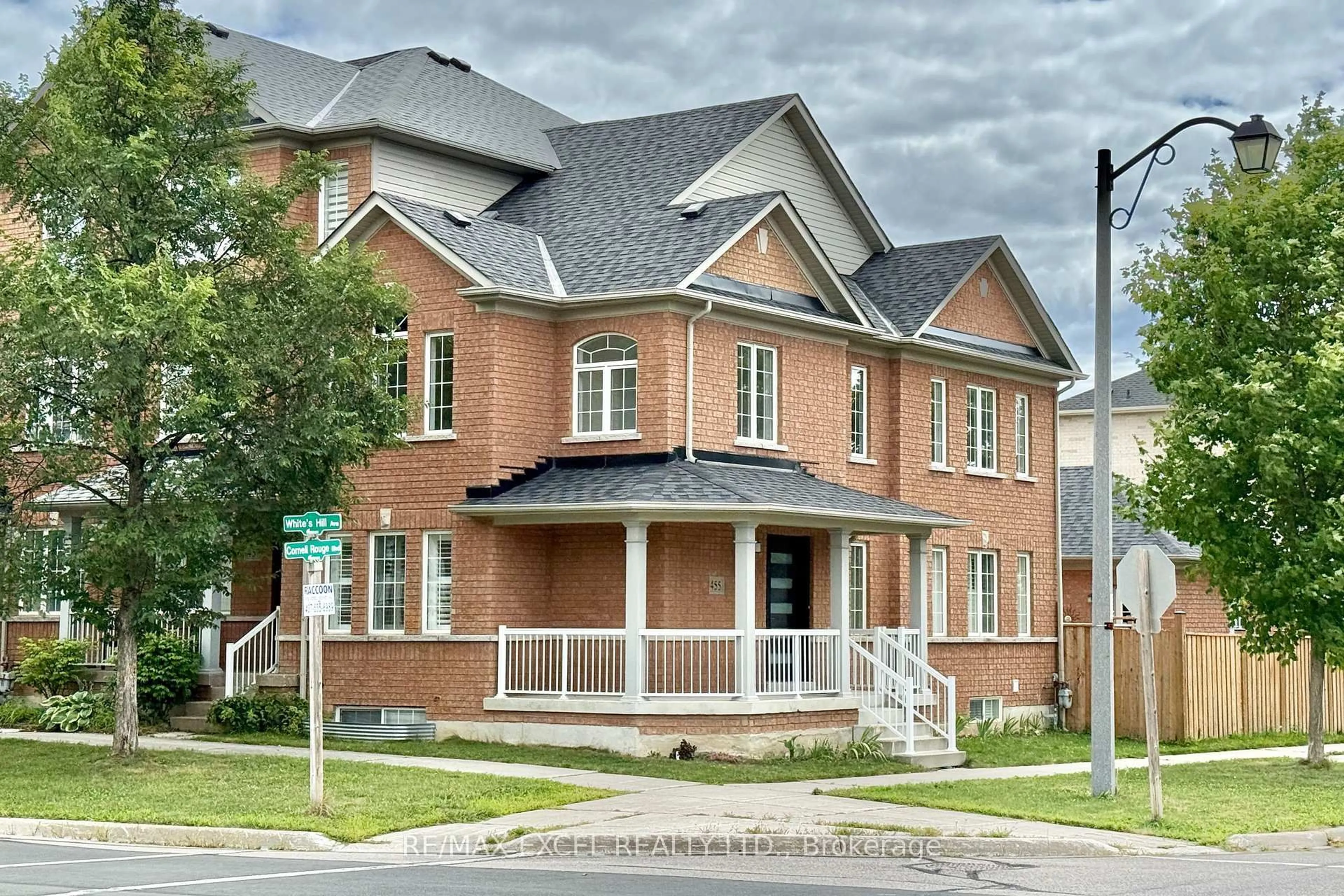Home with brick exterior material, street for 455 White's Hill Ave, Markham Ontario L6B 0J7