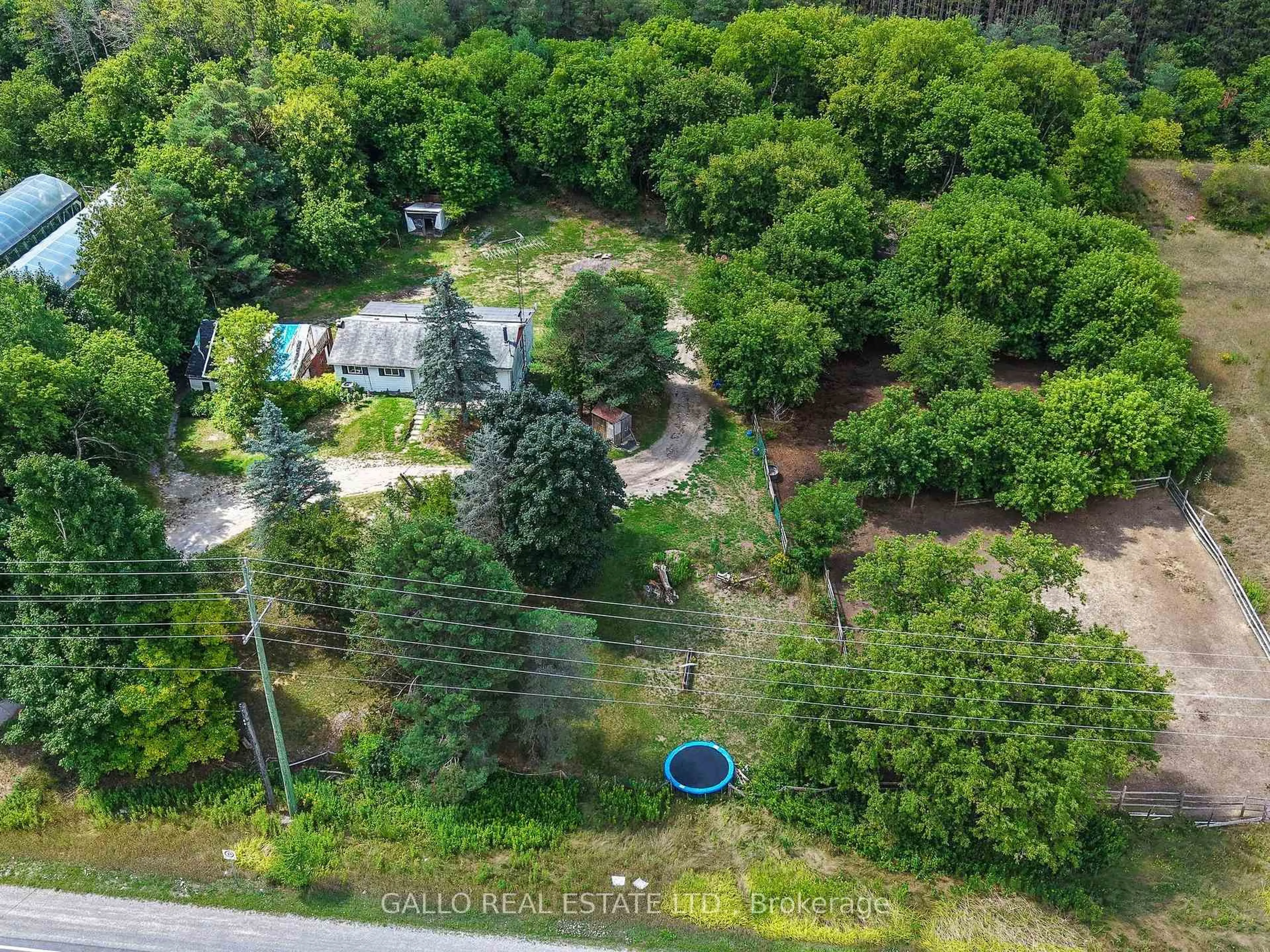 A pic from outside/outdoor area/front of a property/back of a property/a pic from drone, forest/trees view for 16558 Highway 48, Whitchurch-Stouffville Ontario L4A 7X4