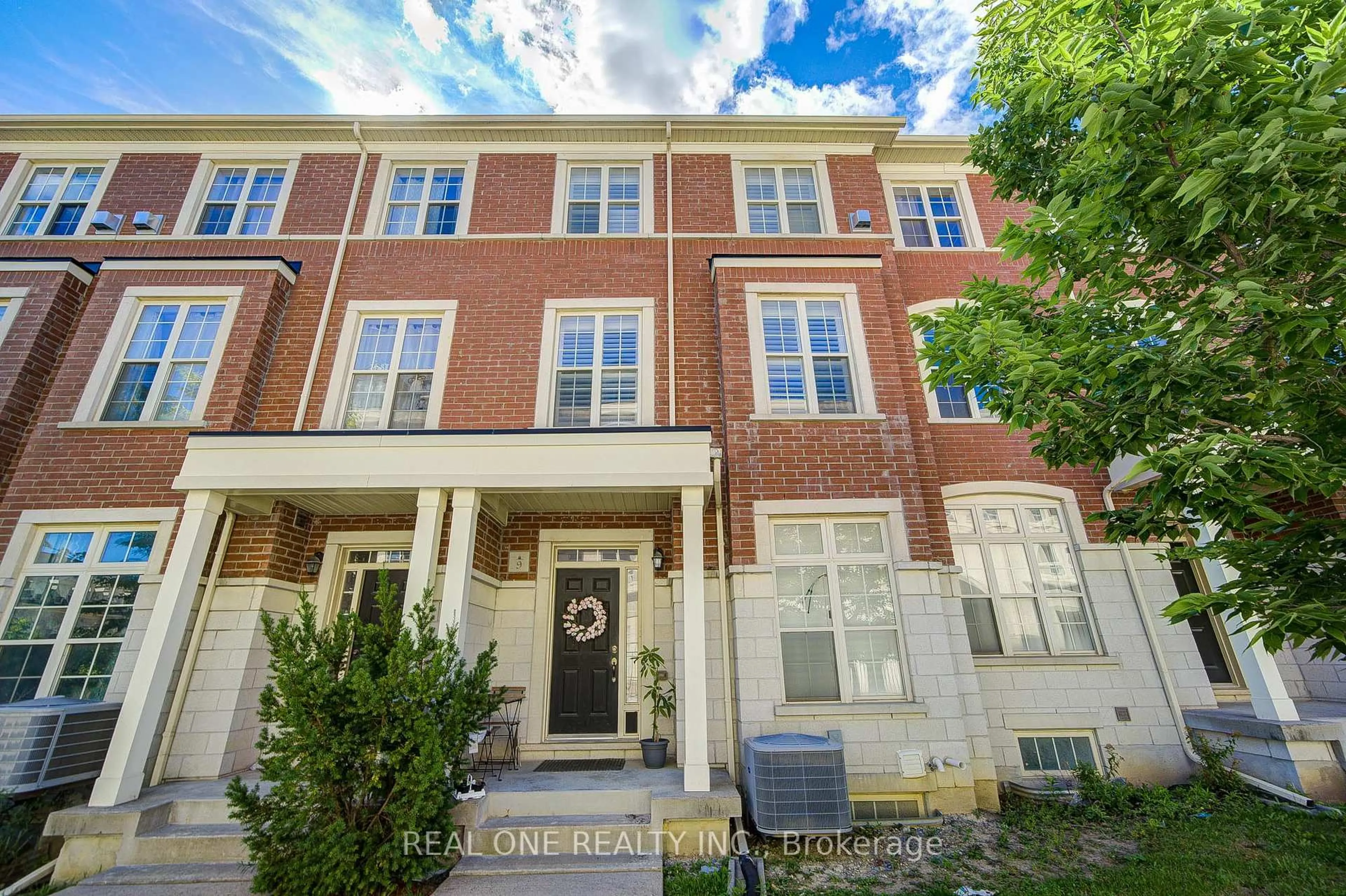 Home with brick exterior material, street for 9 Ruskov Lane, Markham Ontario L6C 0P1