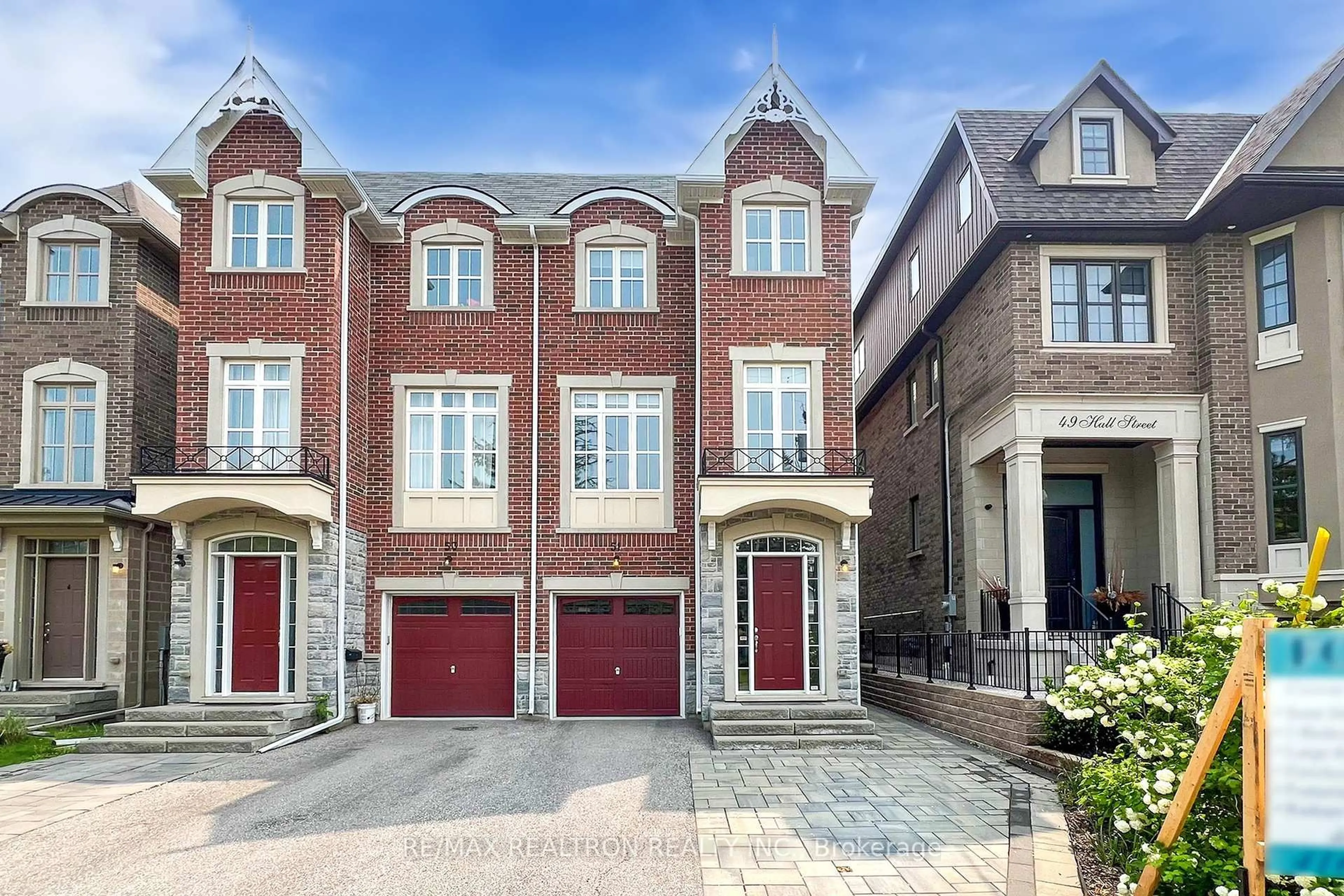 Home with brick exterior material, street for 51 Hall St, Richmond Hill Ontario L4C 4N7