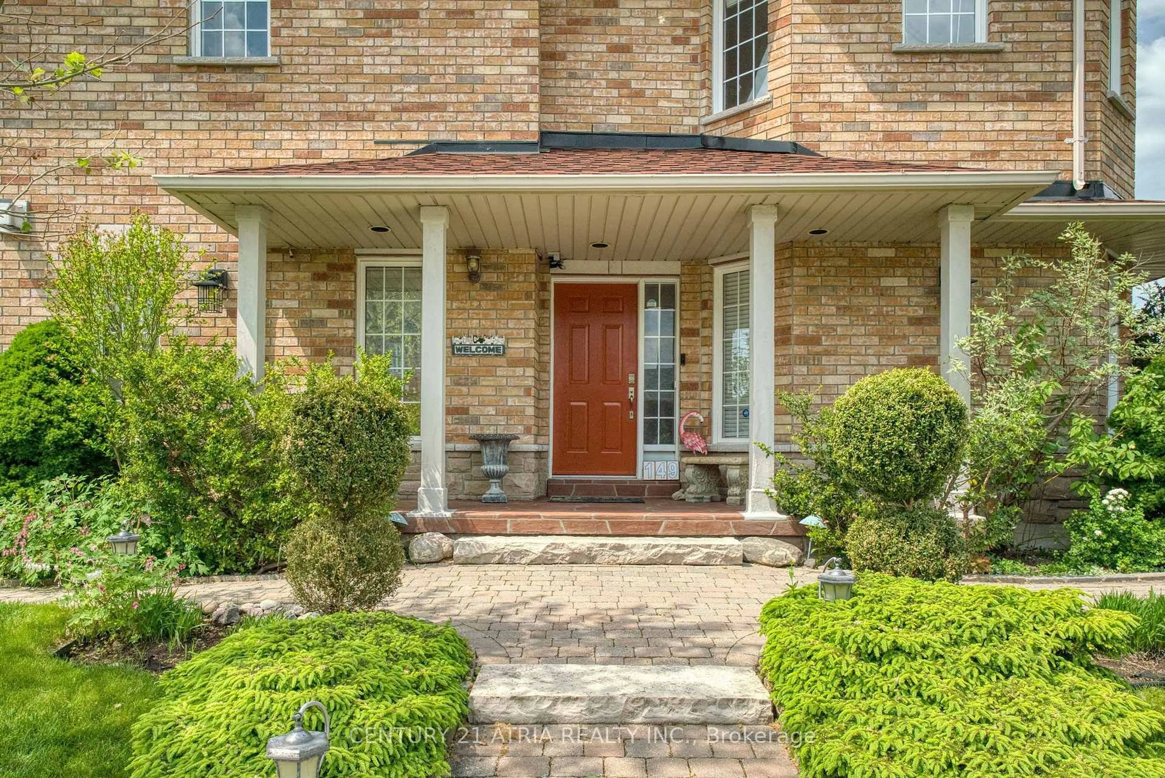 Home with brick exterior material, street for 149 Russell Jarvis Dr, Markham Ontario L3S 4L1