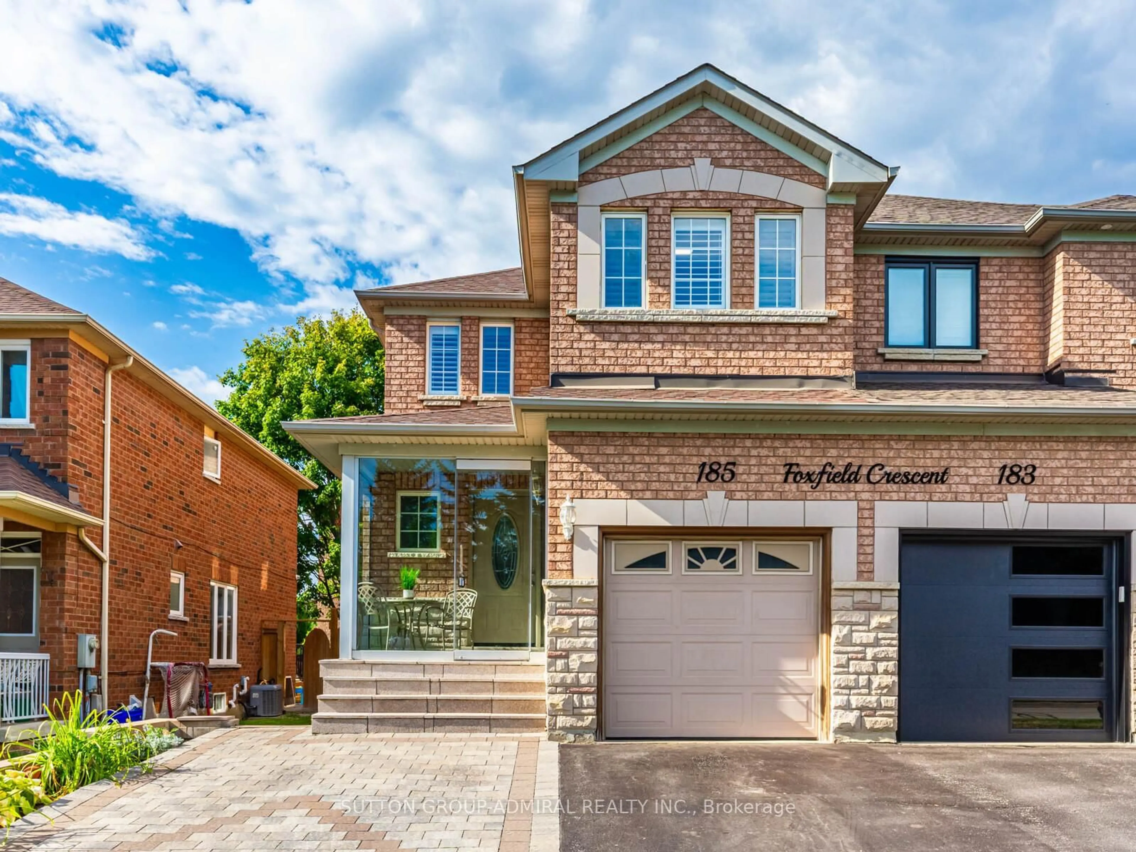 Home with brick exterior material, street for 185 Foxfield Cres, Vaughan Ontario L4K 5E8