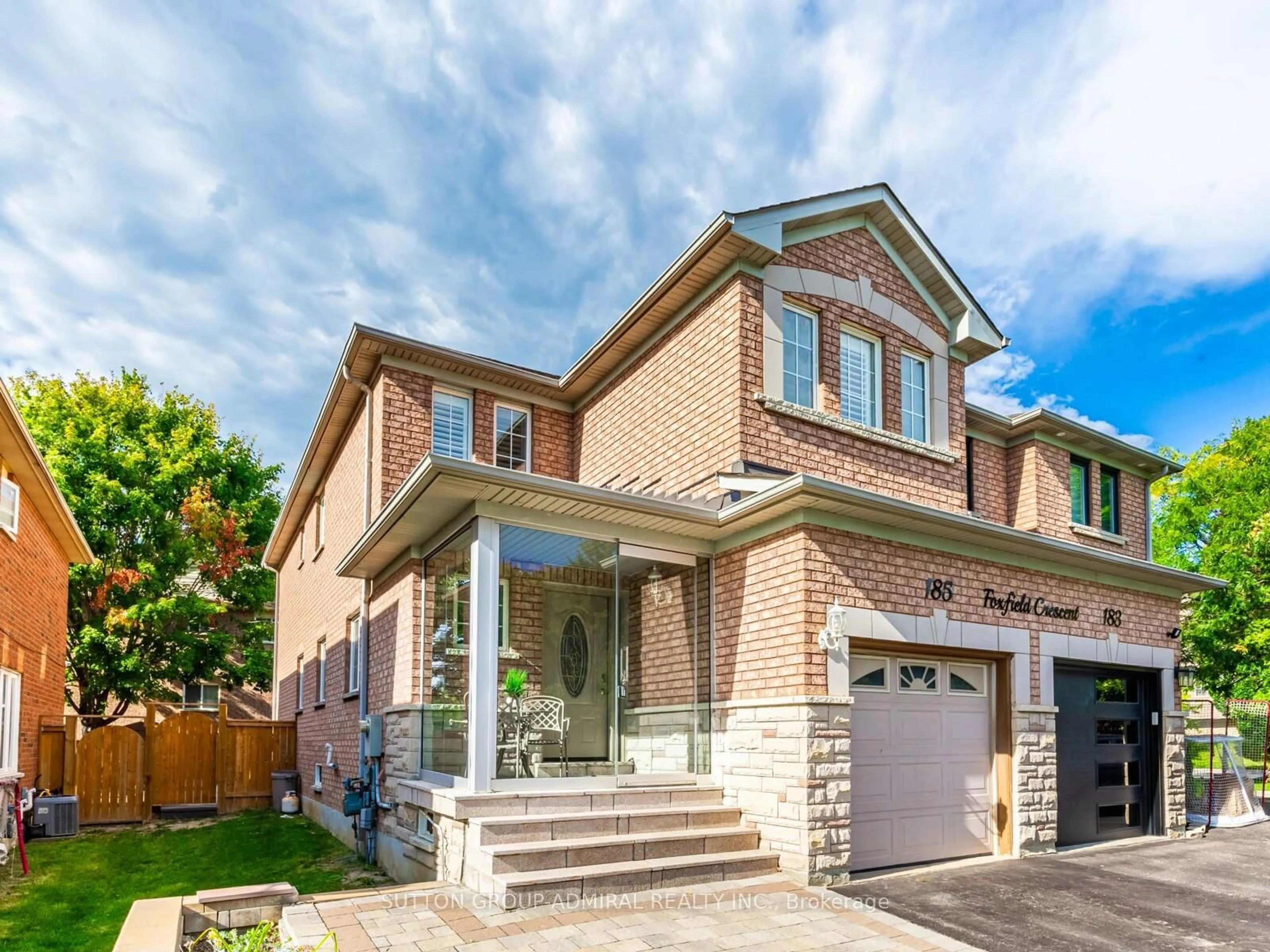Home with brick exterior material, street for 185 Foxfield Cres, Vaughan Ontario L4K 5E8