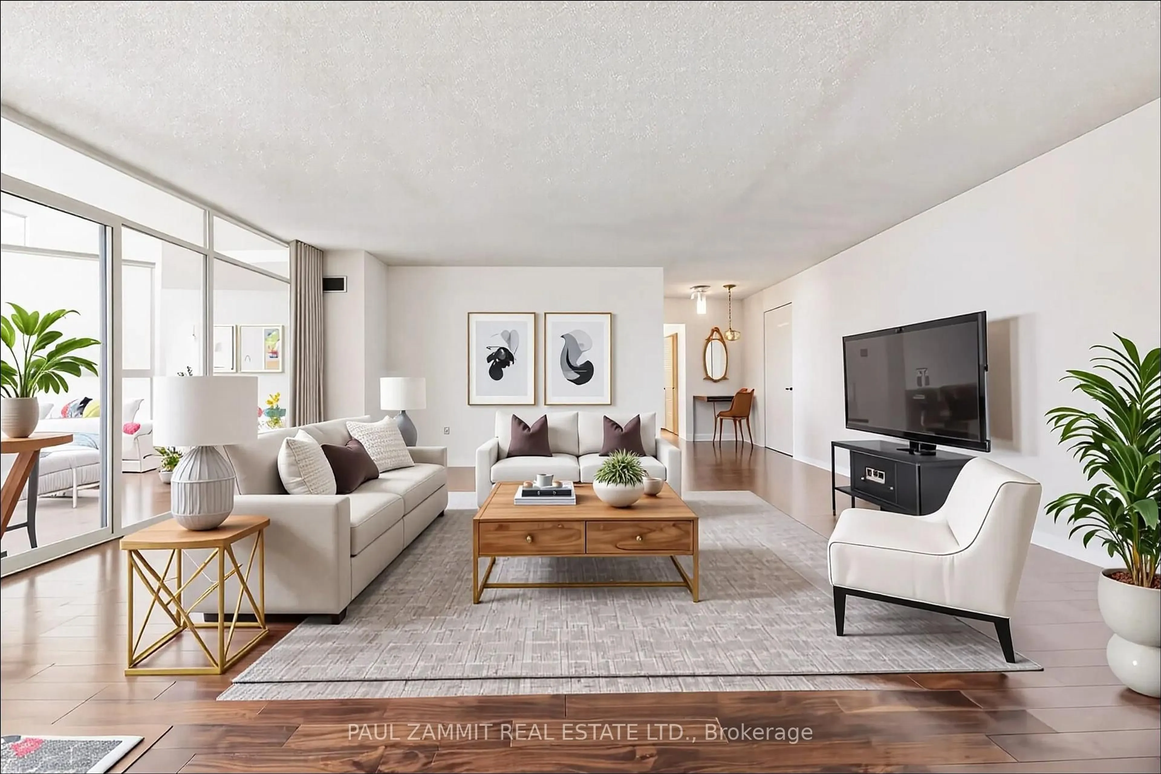 Living room with furniture, unknown for 7300 Yonge St #1102, Vaughan Ontario L4J 7Y5