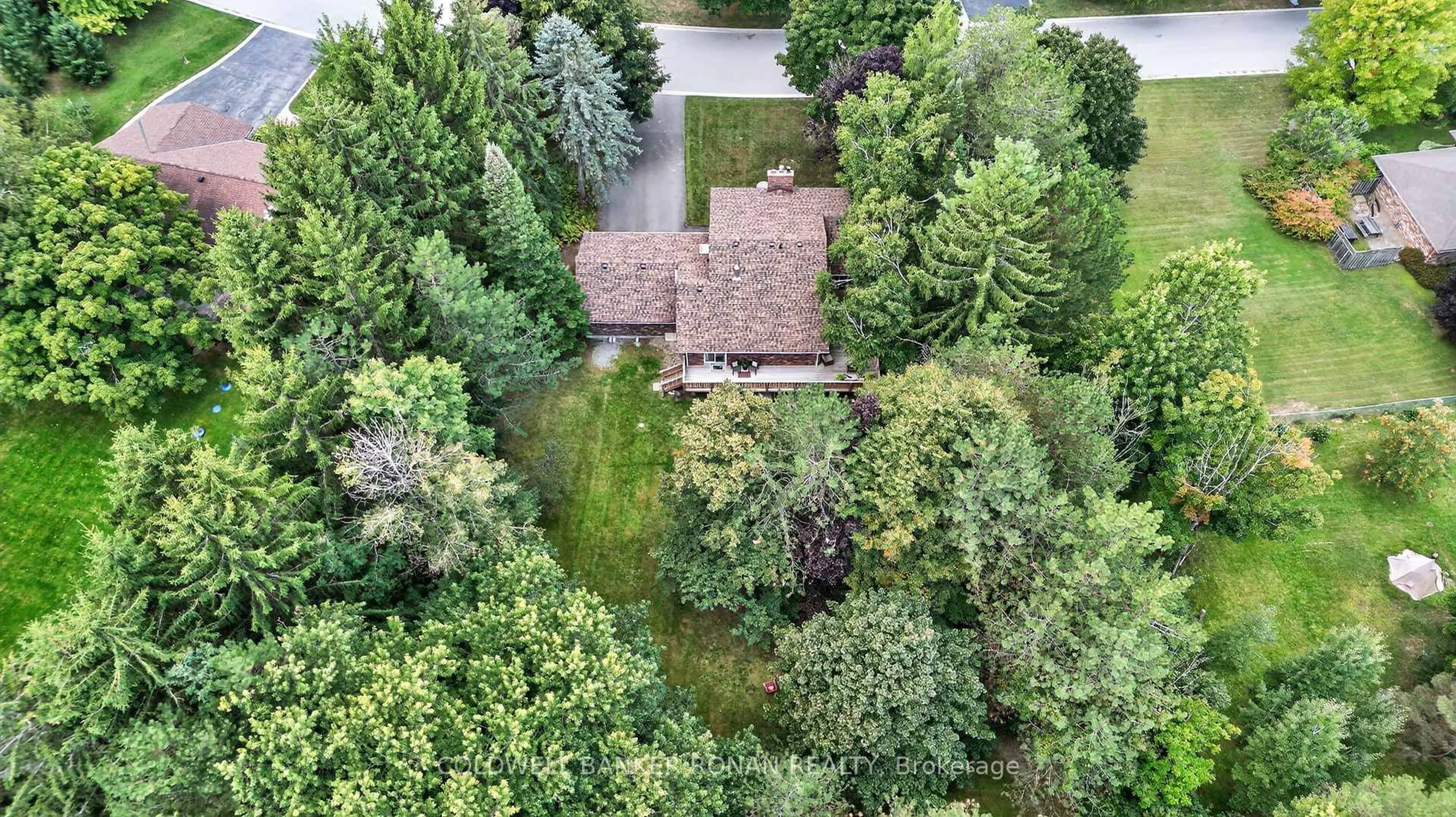 A pic from outside/outdoor area/front of a property/back of a property/a pic from drone, street for 116 Armstrong Cres, King Ontario L7B 0E5