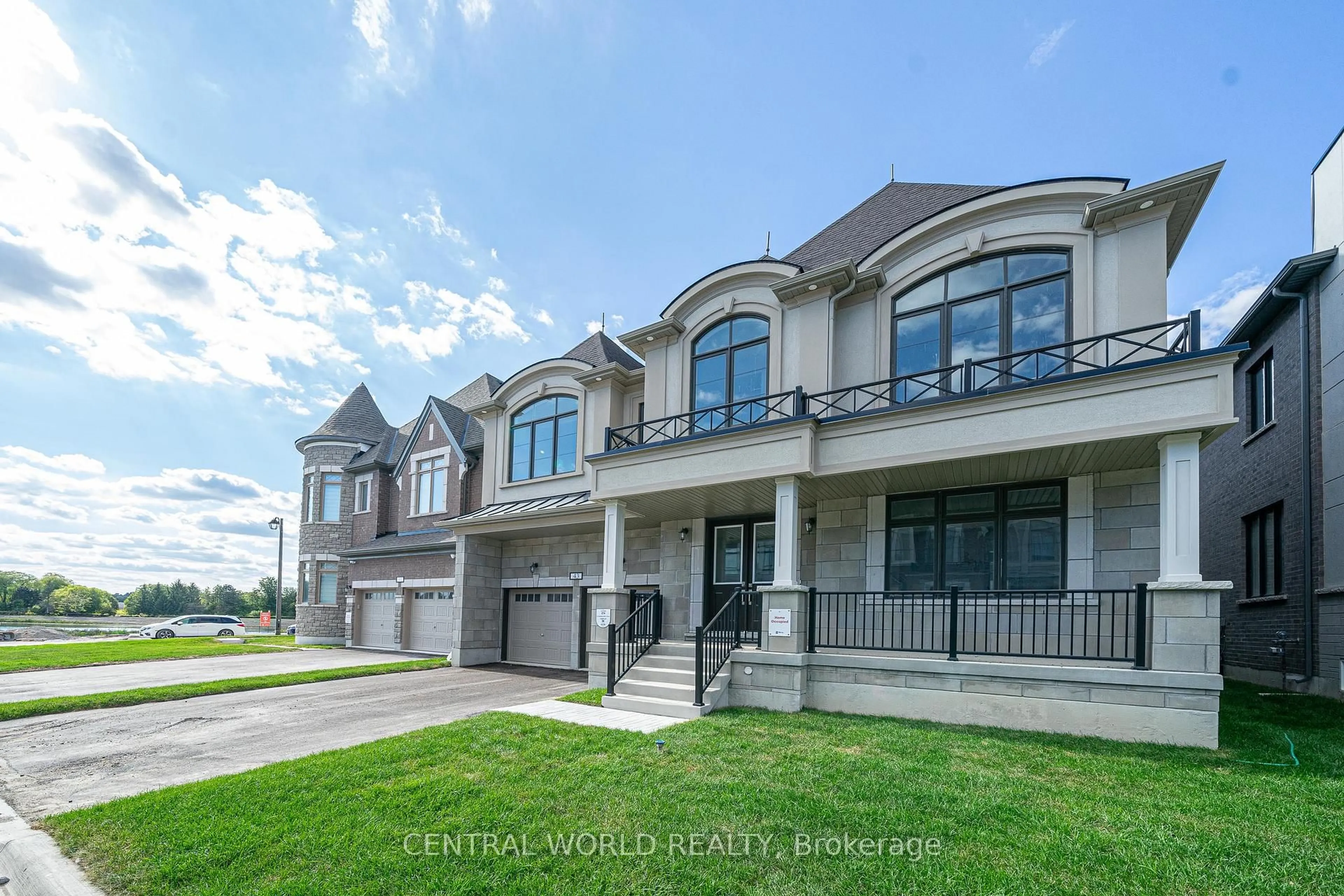 Home with brick exterior material, mountain view for 43 Godfrey Willis Dr, Markham Ontario L3R 0P1