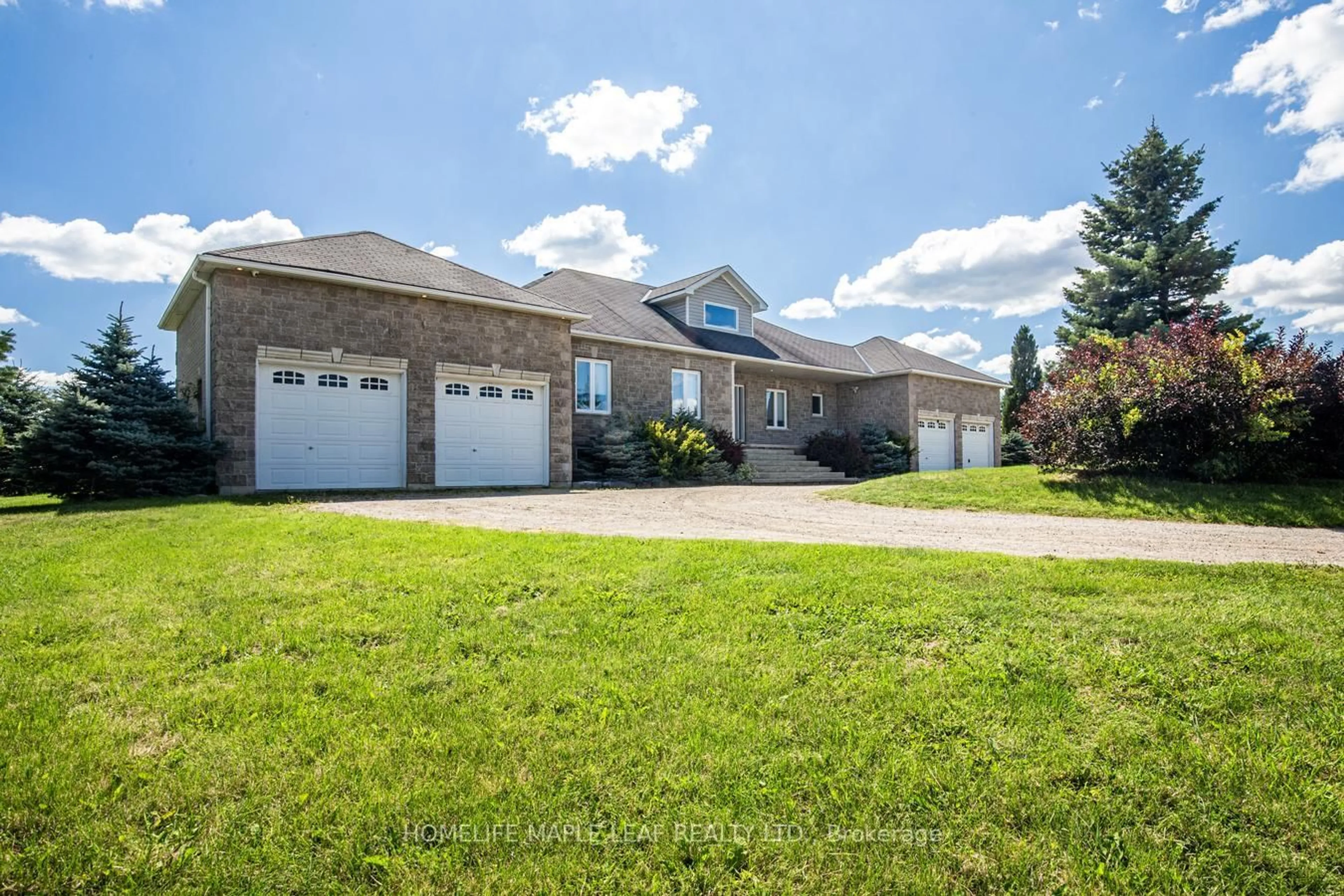 A pic from outside/outdoor area/front of a property/back of a property/a pic from drone, water/lake/river/ocean view for 9035 Highway 89, Adjala-Tosorontio Ontario L9R 1V1