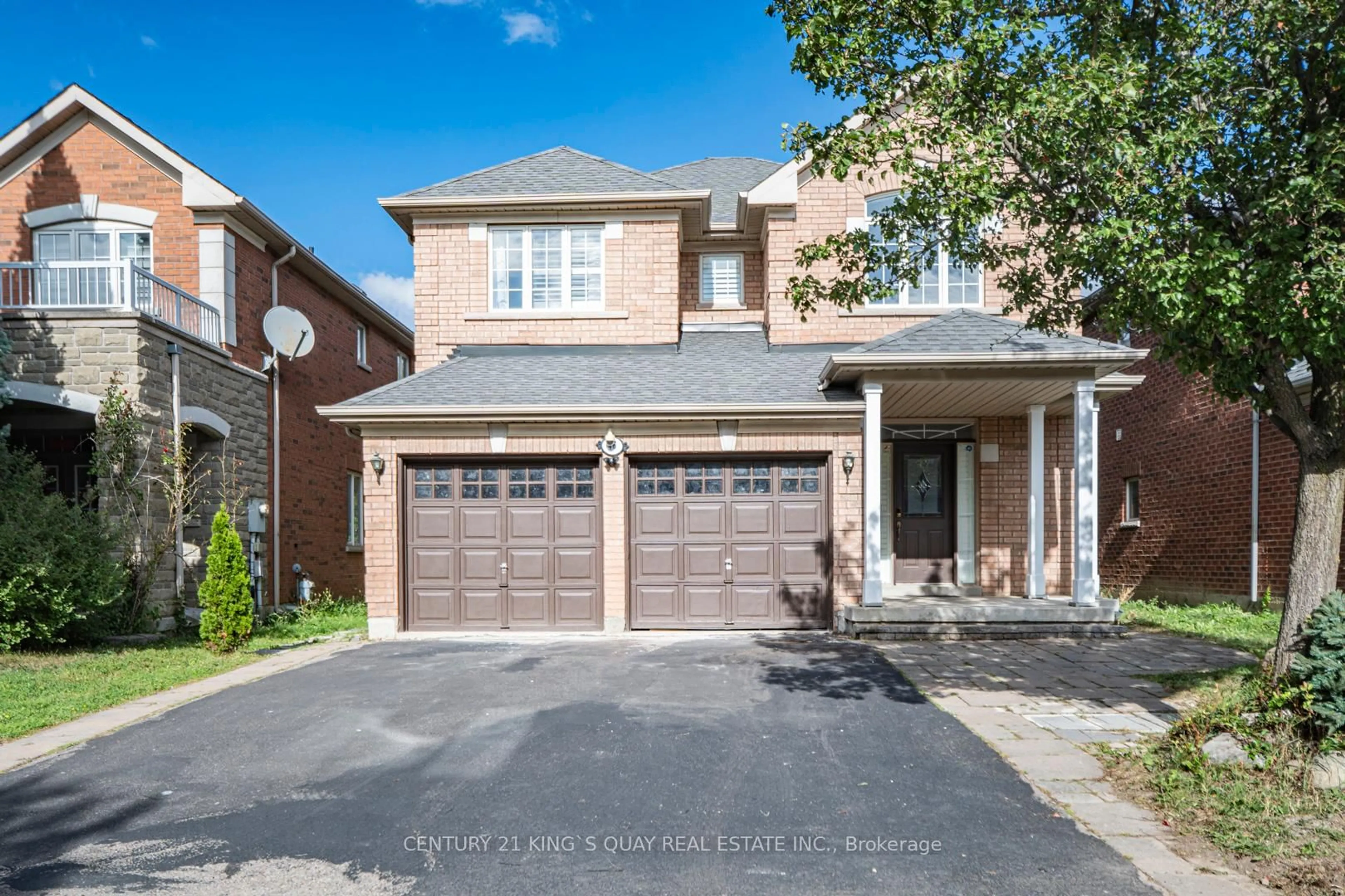 Home with brick exterior material, street for 46 Pepperberry Rd, Vaughan Ontario L4J 8W9