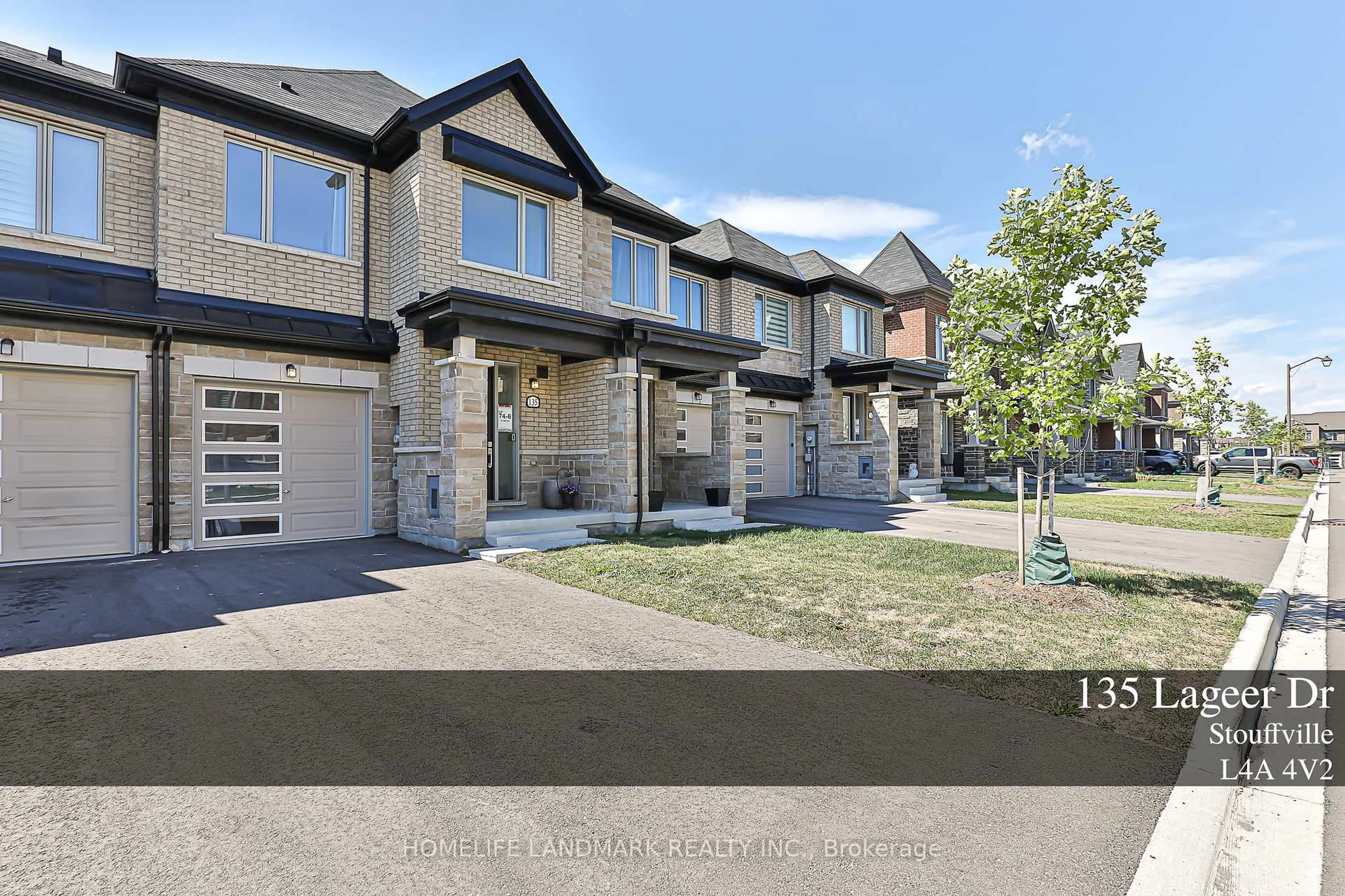 Home with brick exterior material, street for 135 Lageer Dr, Whitchurch-Stouffville Ontario L4A 4V2