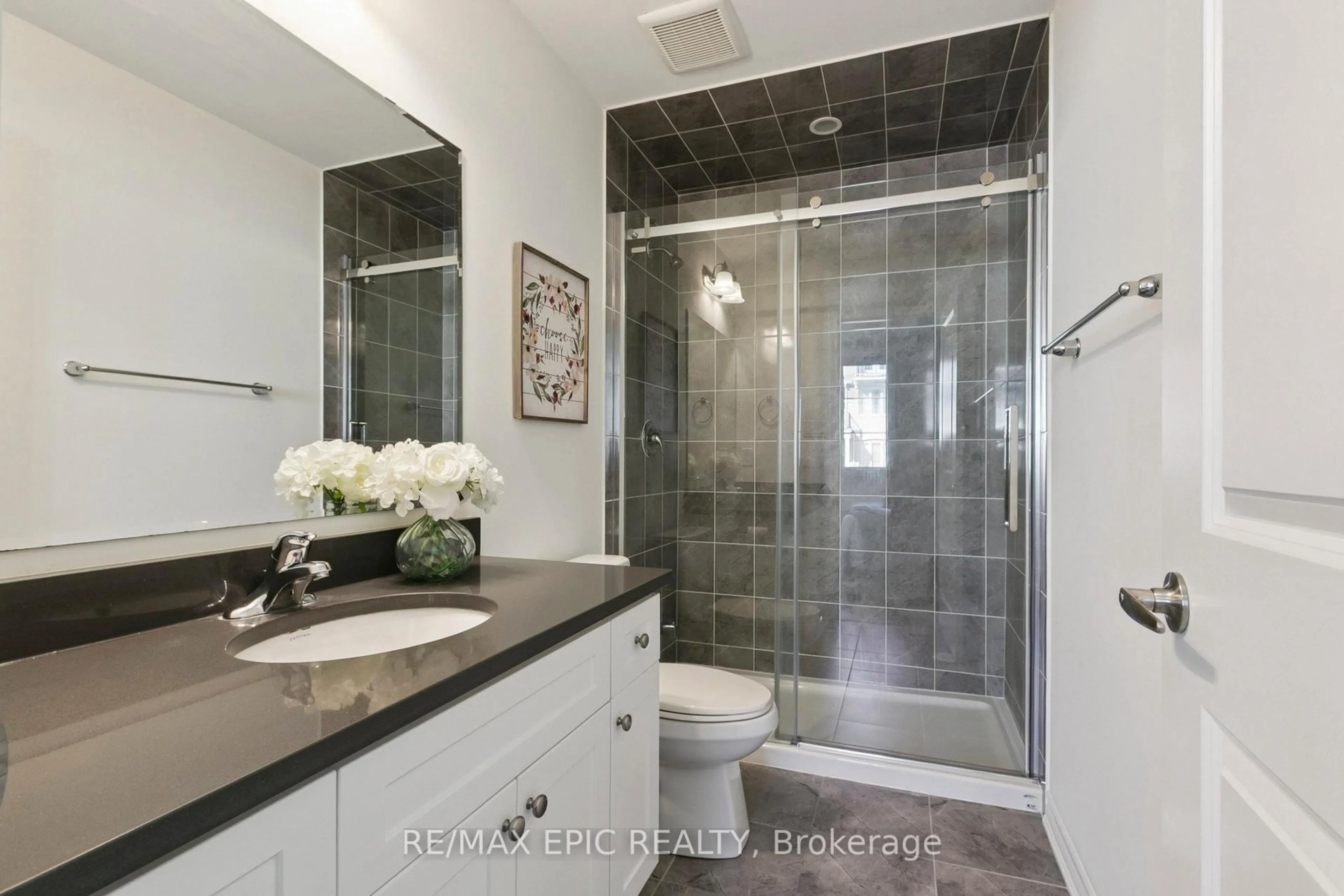 Contemporary bathroom, ceramic/tile floor for 243 Rustle Woods Ave, Markham Ontario L6B 1M7