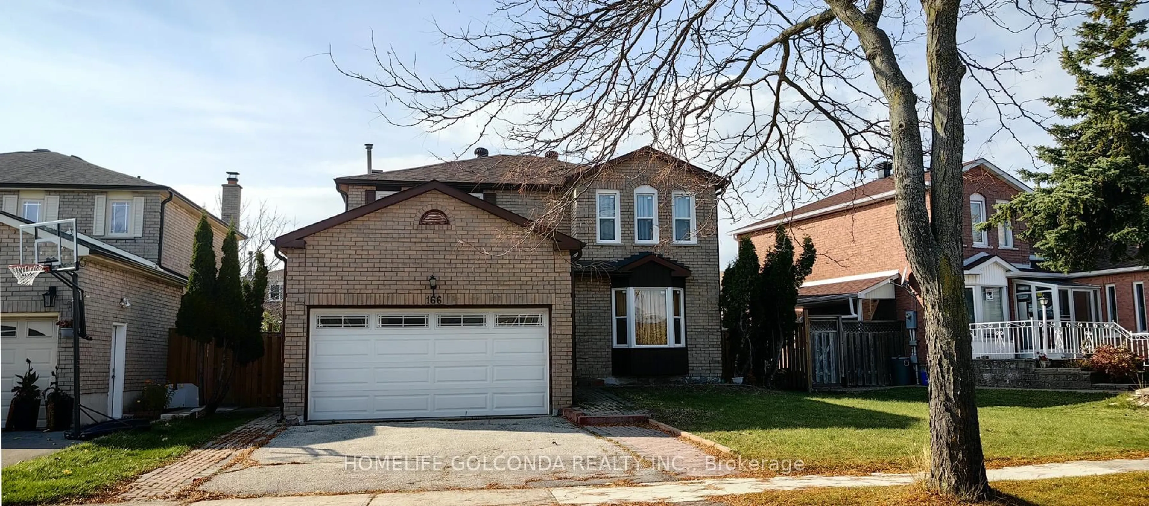 Home with brick exterior material, street for 166 Hillcroft Dr, Markham Ontario L3S 1E8