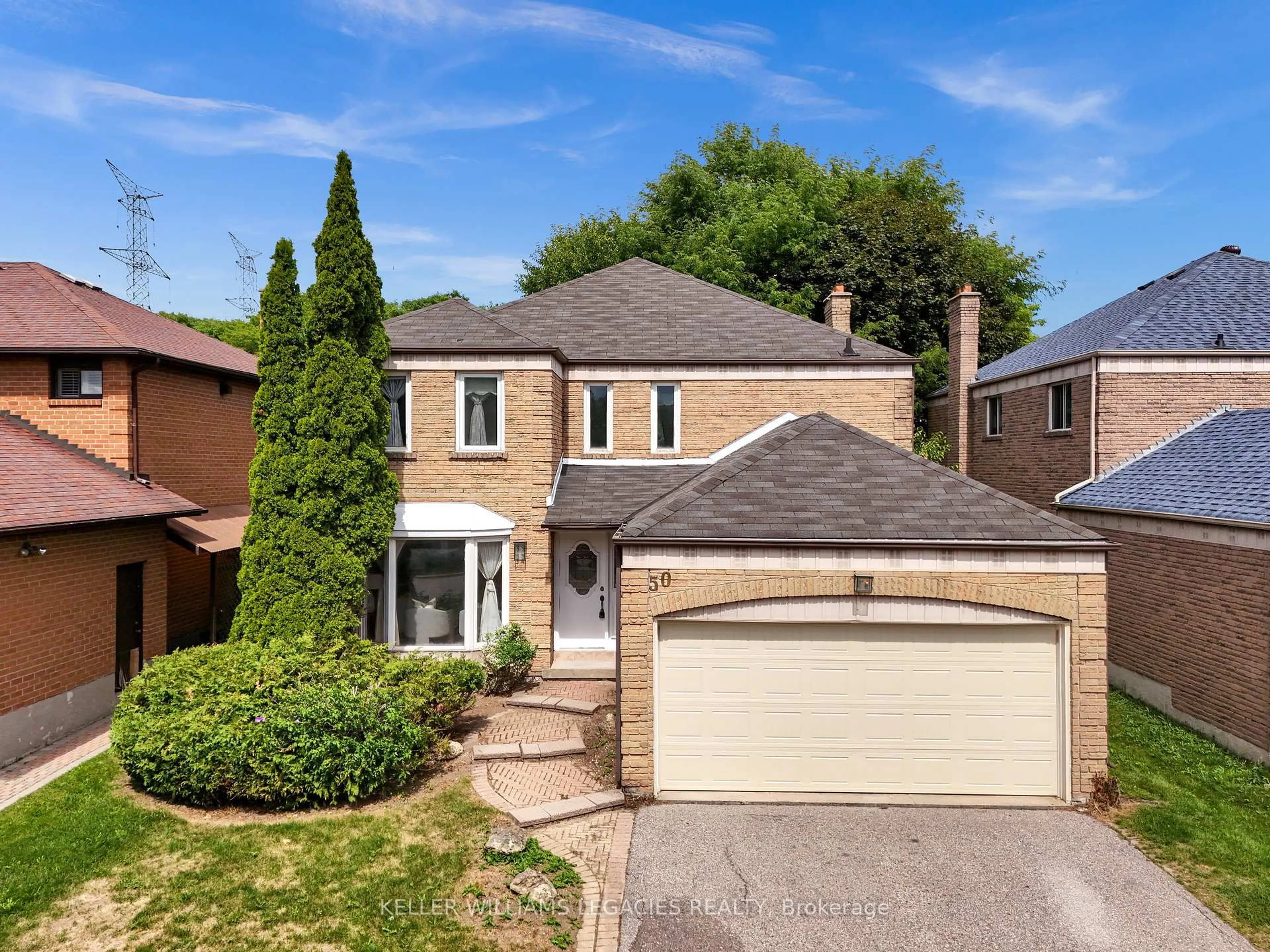 Home with brick exterior material, street for 50 Summerdale Dr, Markham Ontario L3T 6W5