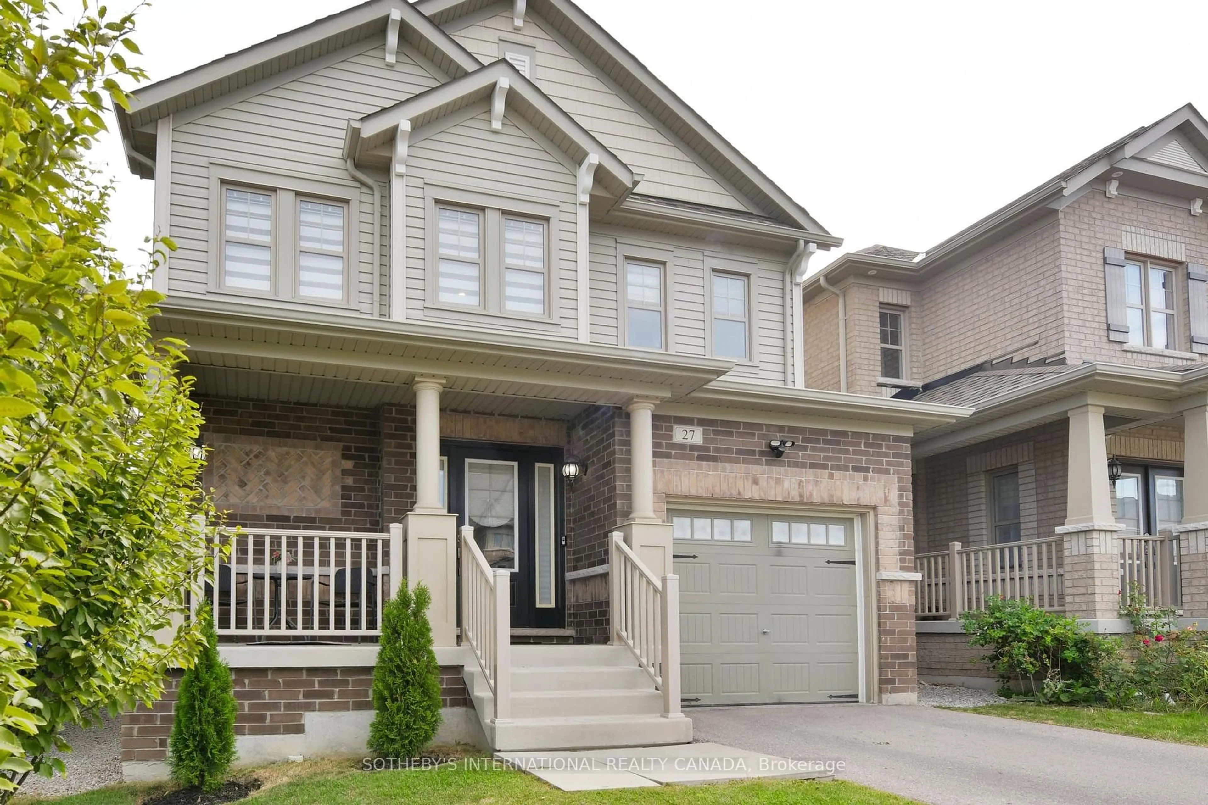 Home with vinyl exterior material, street for 27 Owens Rd, New Tecumseth Ontario L9R 0T3