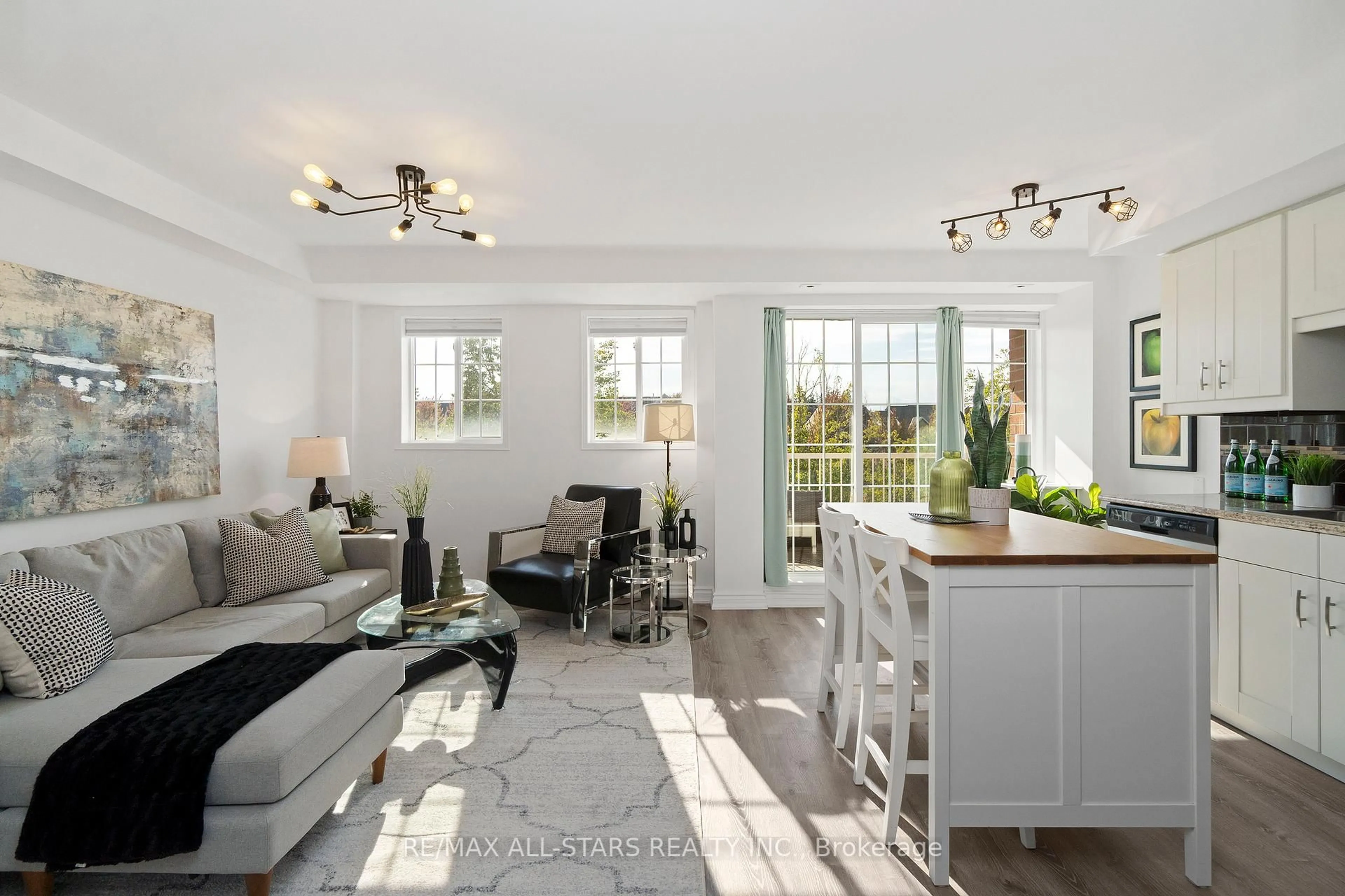 Open concept kitchen, unknown for 15 Cornell Meadows Ave #A204, Markham Ontario L6B 1B6