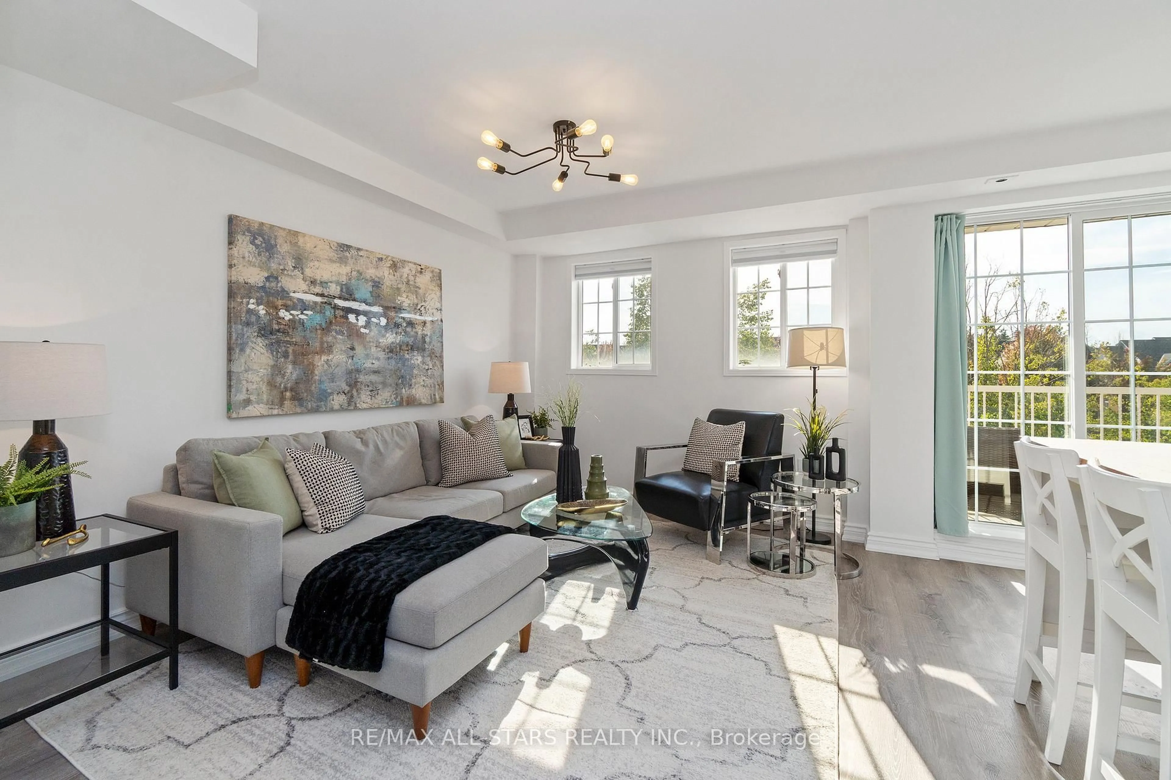 Living room with furniture, unknown for 15 Cornell Meadows Ave #A204, Markham Ontario L6B 1B6