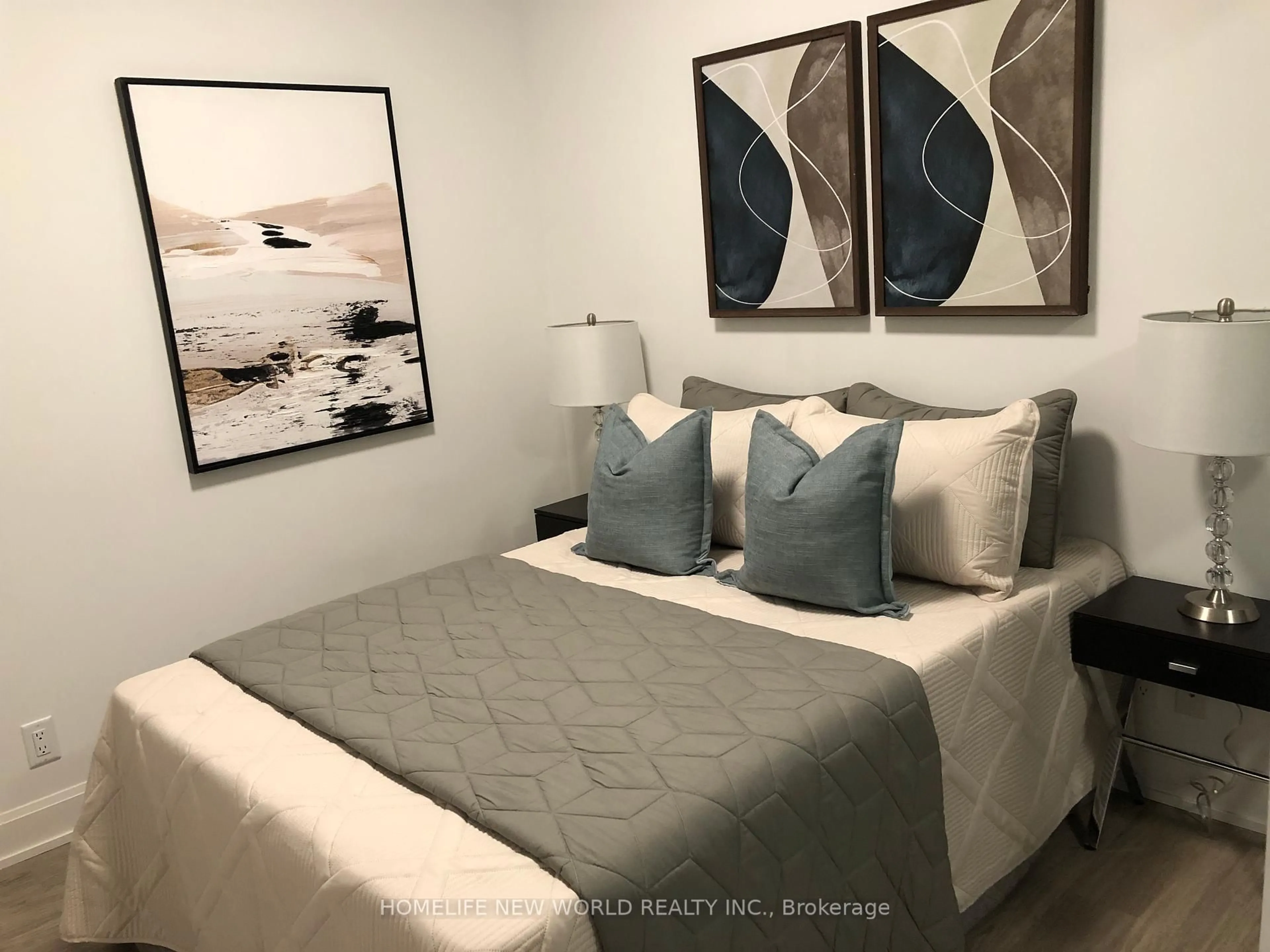 Bedroom with bed, unknown for 18 Water Walk Dr #303, Markham Ontario L3R 6L5