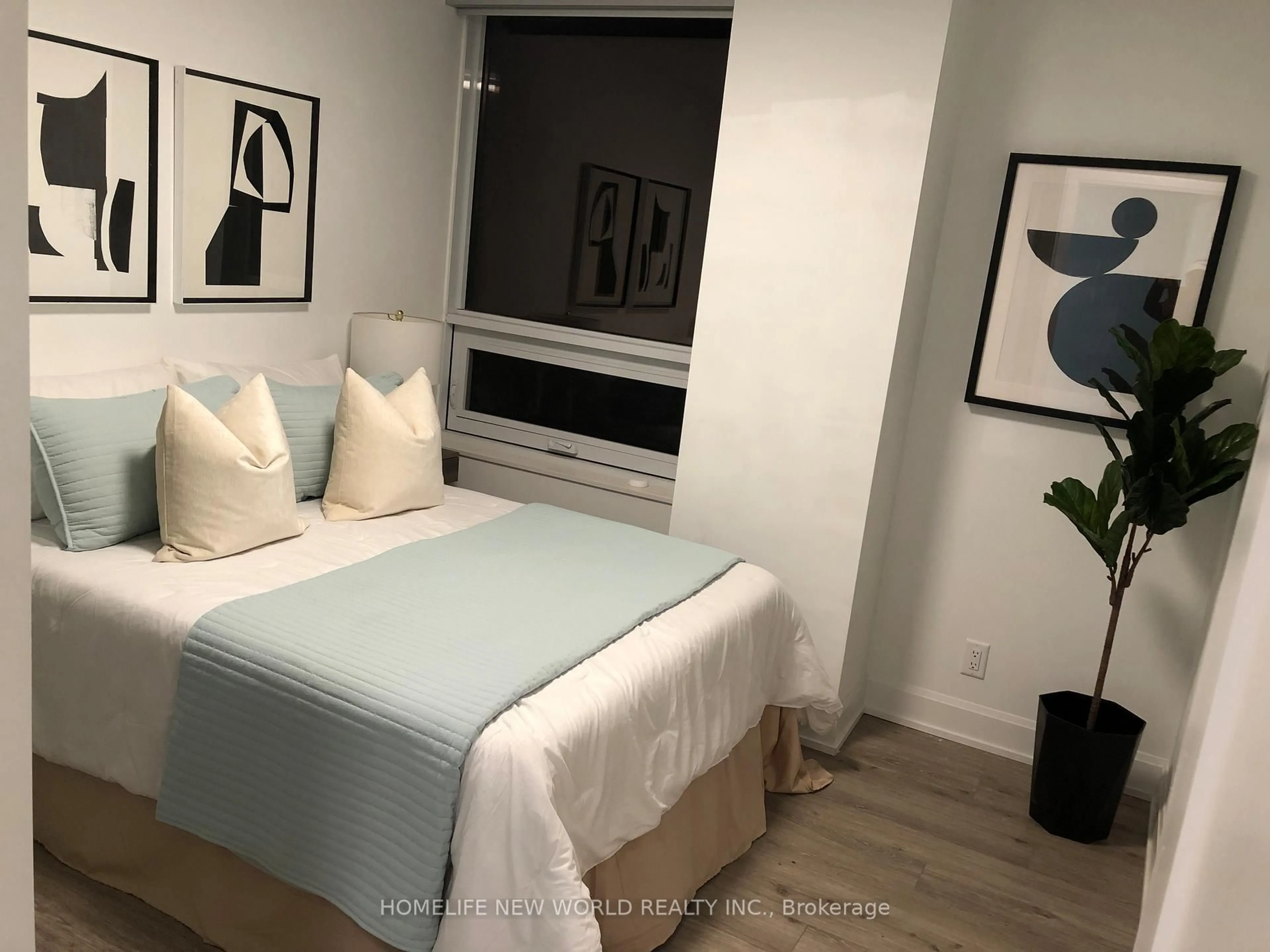 Bedroom with bed, unknown for 18 Water Walk Dr #303, Markham Ontario L3R 6L5