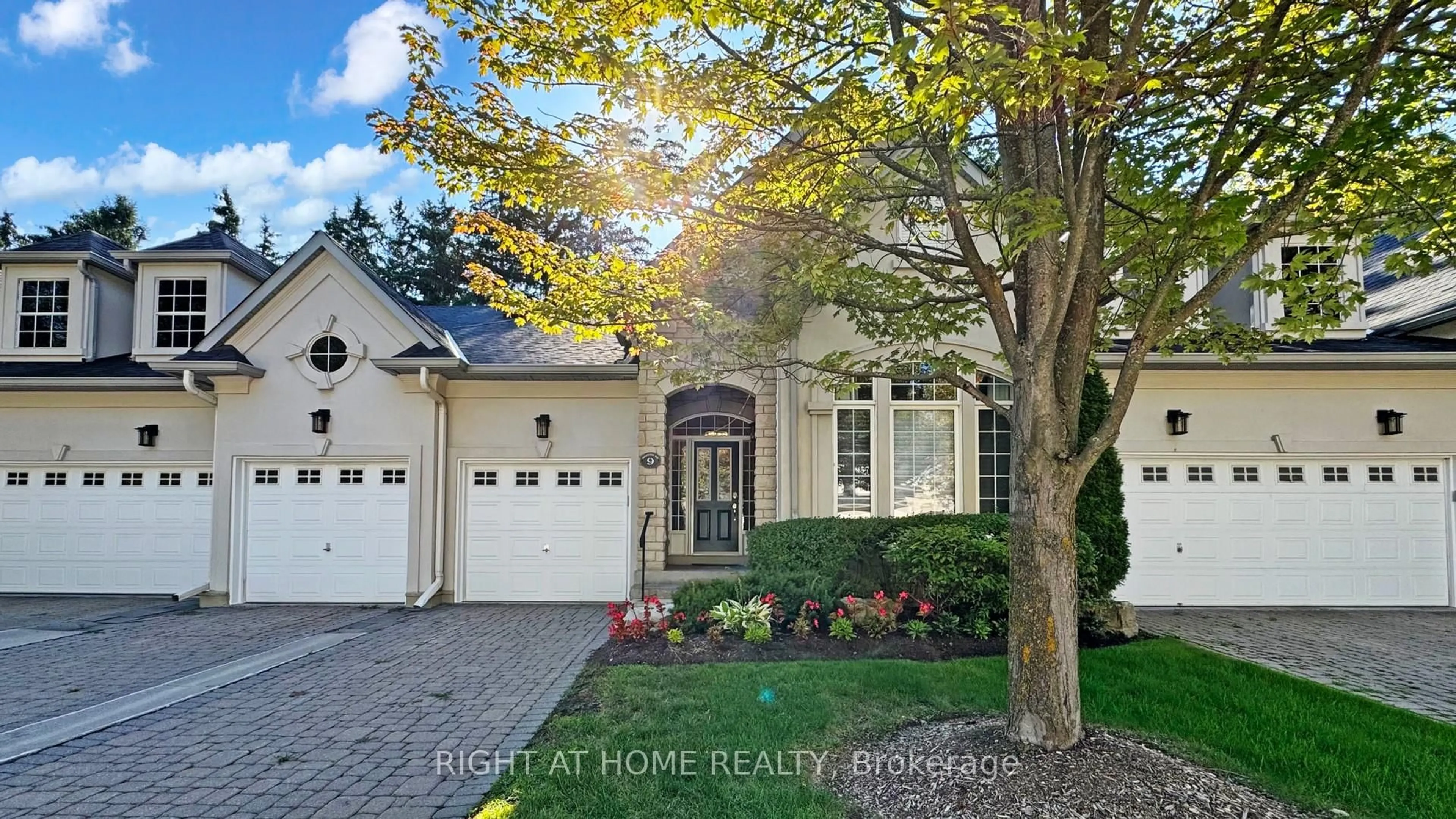 Home with brick exterior material, street for 9 Arlington Way, Markham Ontario L3T 7W9