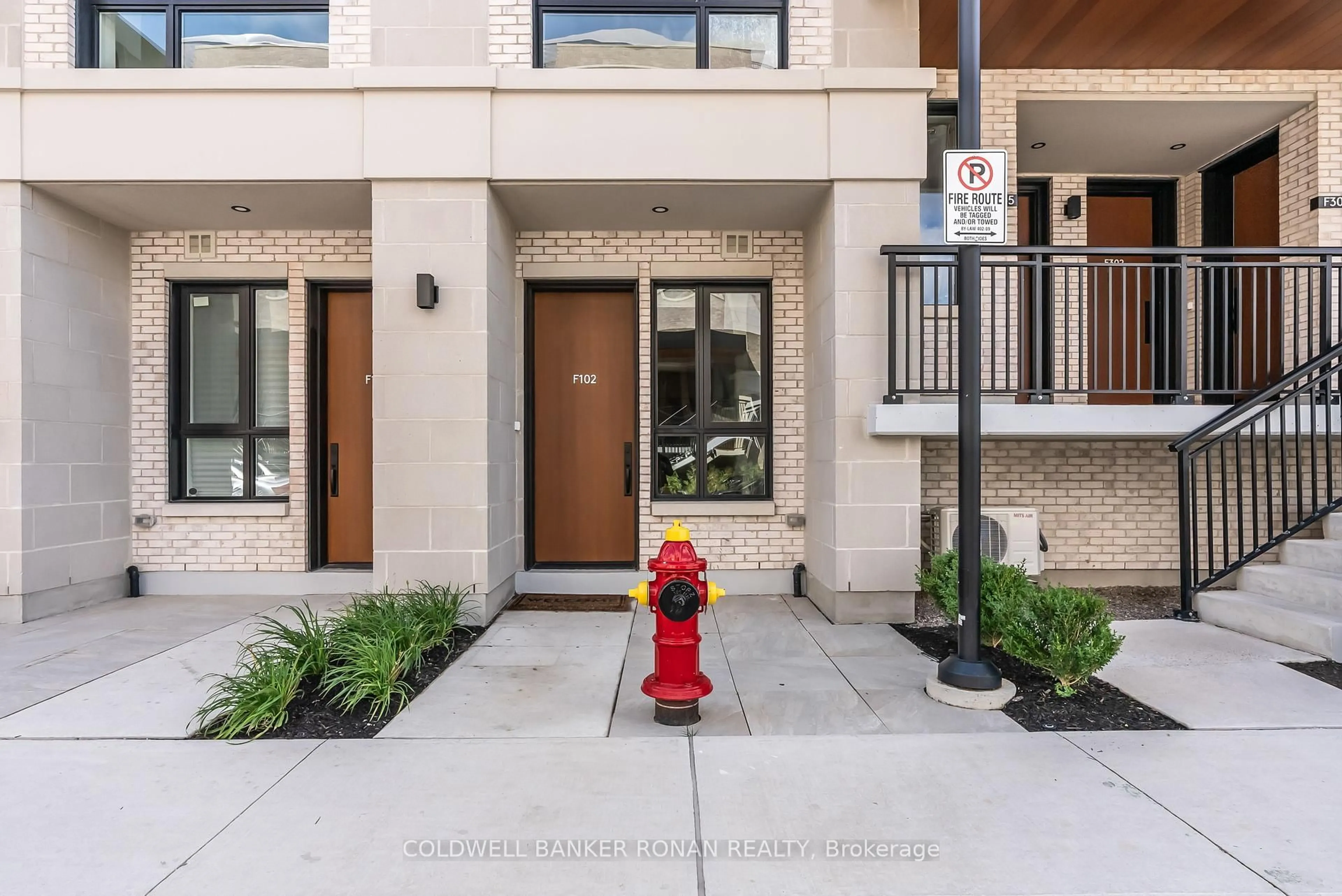 Home with brick exterior material, street for 5 Red Squirrel Lane #F-102, Richmond Hill Ontario L4S 0P5