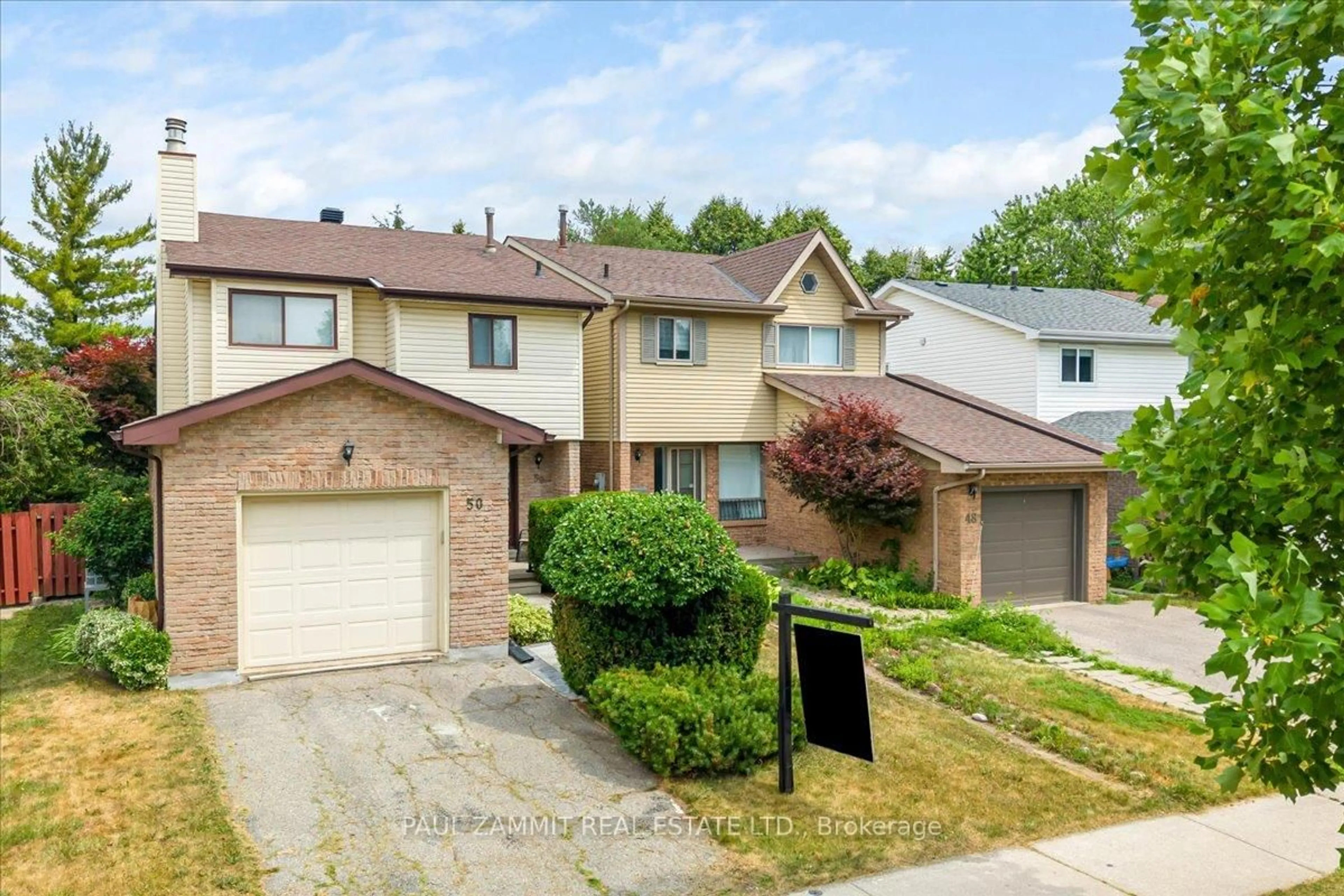 A pic from outside/outdoor area/front of a property/back of a property/a pic from drone, street for 50 Lilac Ave, Markham Ontario L3T 5K2
