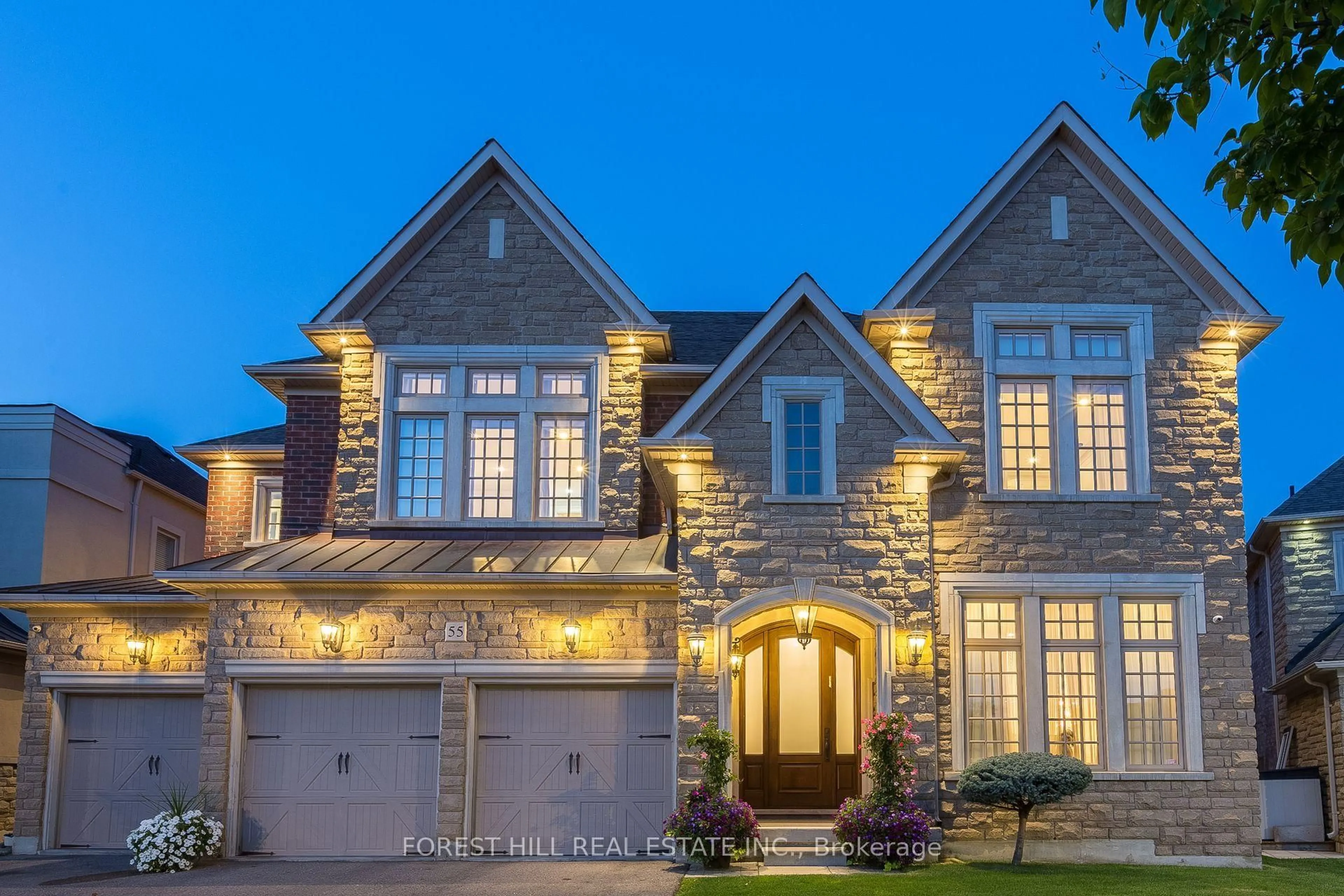 Home with brick exterior material, street for 55 Woodvalley Cres, Vaughan Ontario L6A 4J6