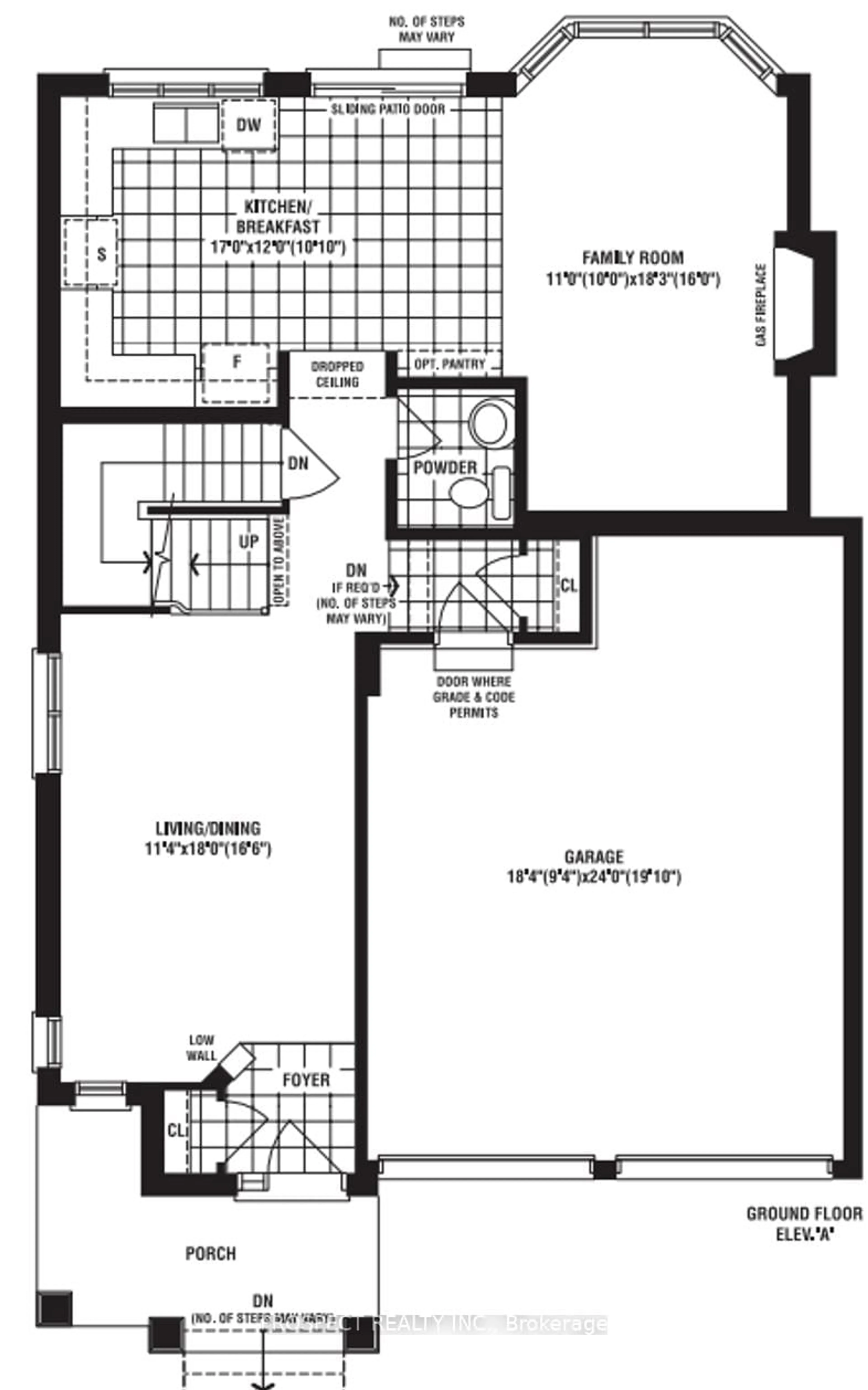 Floor plan for 42 Ryerson Dr, Vaughan Ontario L4H 5C2