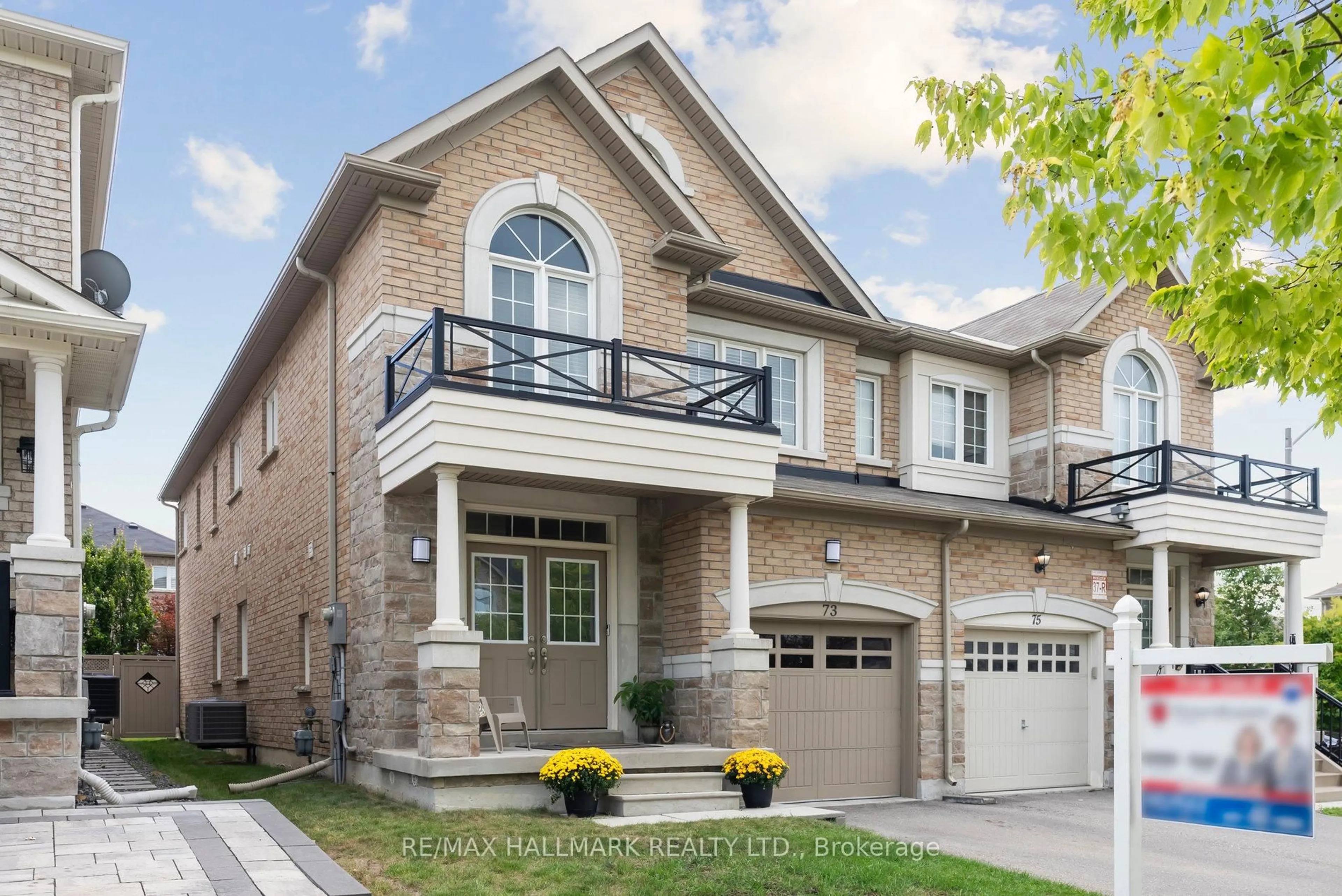 Home with brick exterior material, street for 73 Lauderdale Dr, Vaughan Ontario L6A 4G7