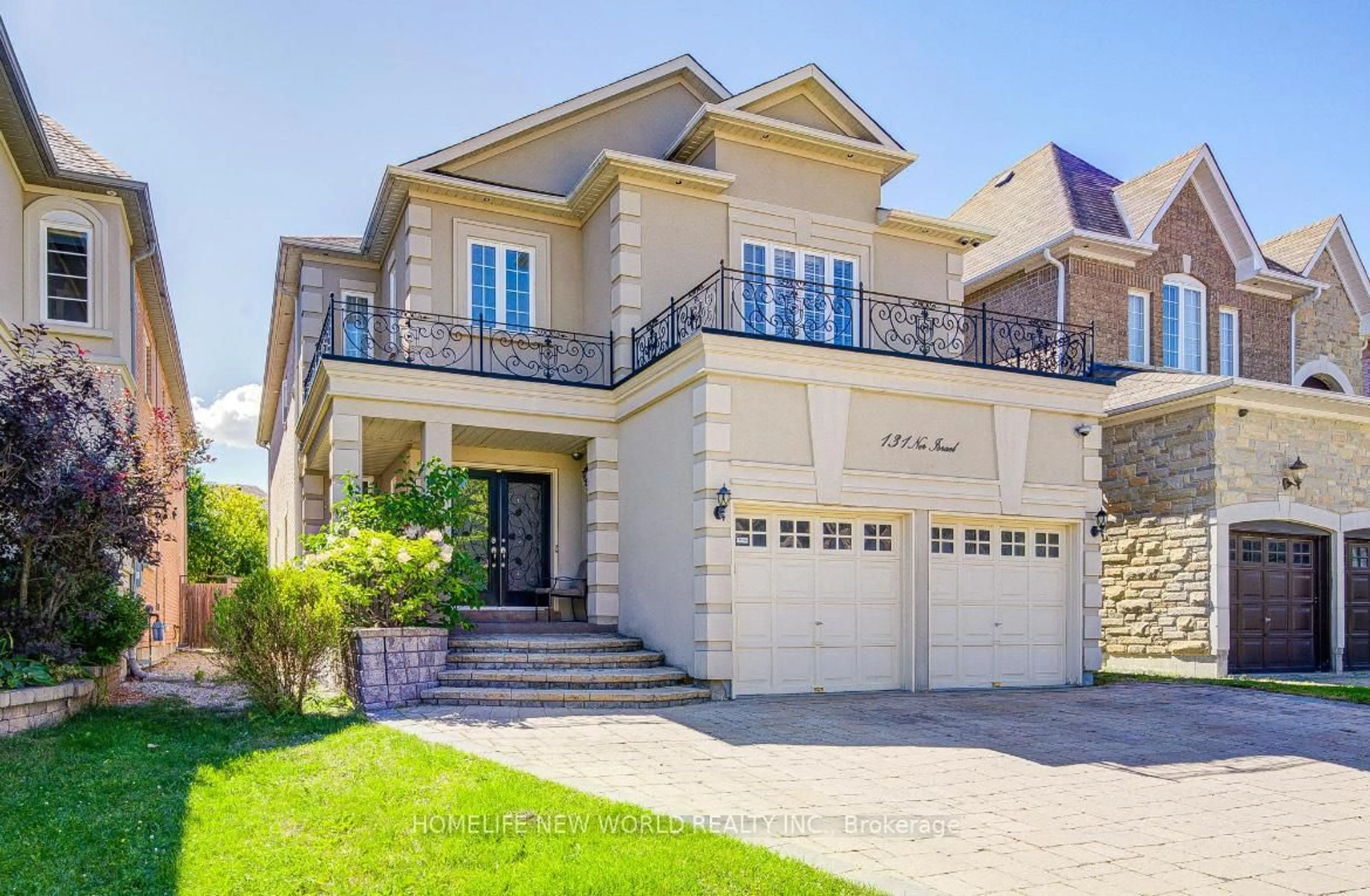 Home with brick exterior material, street for 131 Ner Israel Dr, Vaughan Ontario L4J 9L1