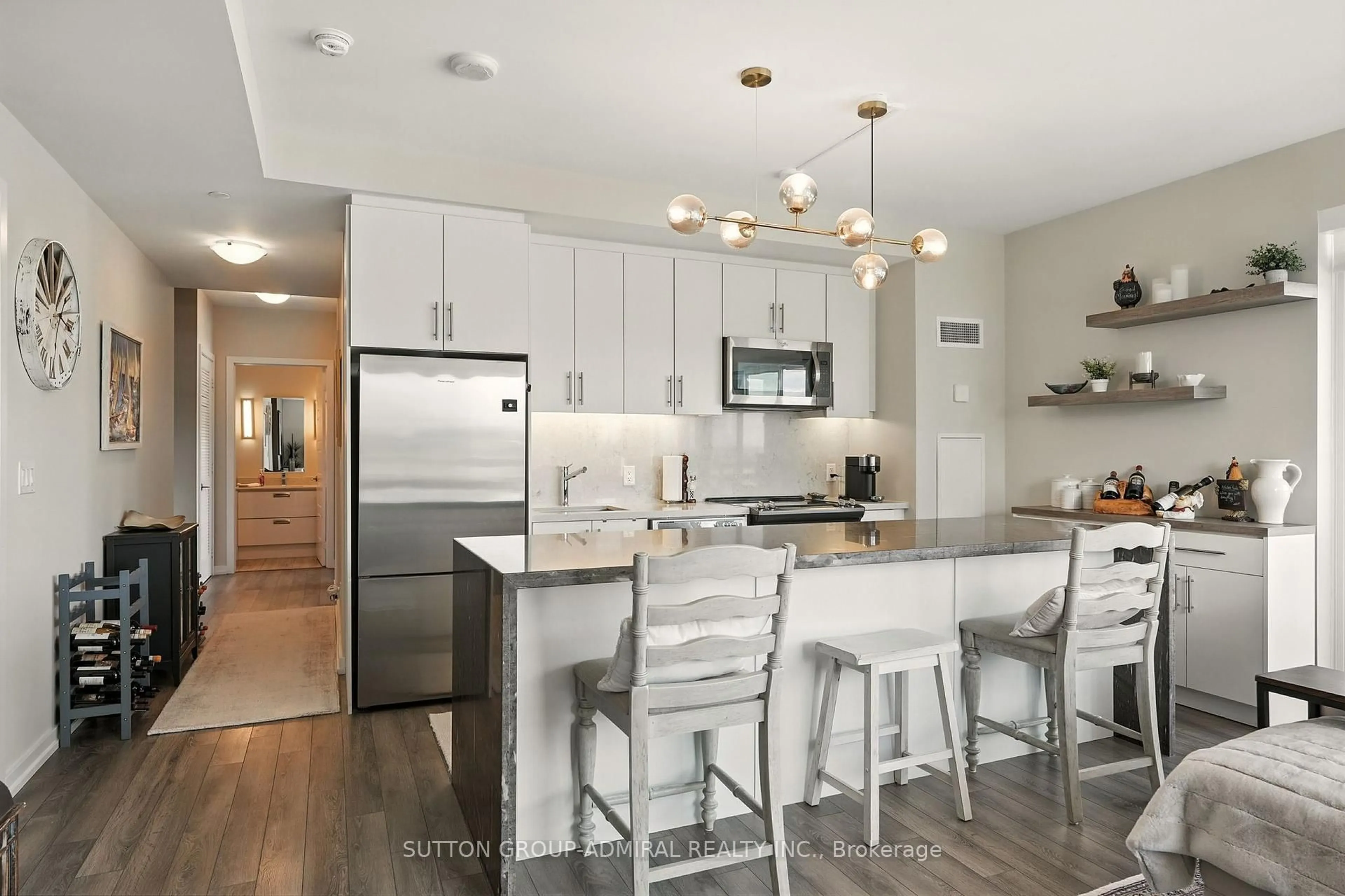 Open concept kitchen, unknown for 241 Sea Ray Ave #A217, Innisfil Ontario L9S 0L9