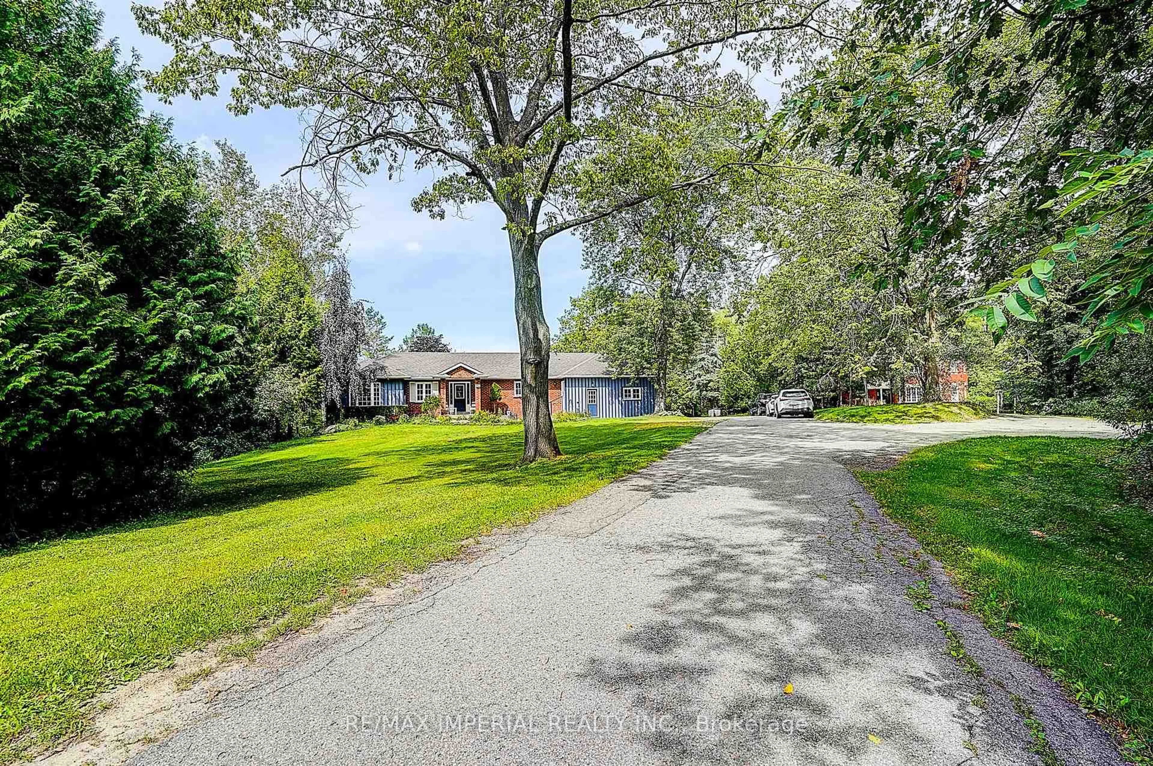 A pic from outside/outdoor area/front of a property/back of a property/a pic from drone, street for 282 Ridge Rd, Aurora Ontario L4G 0M3