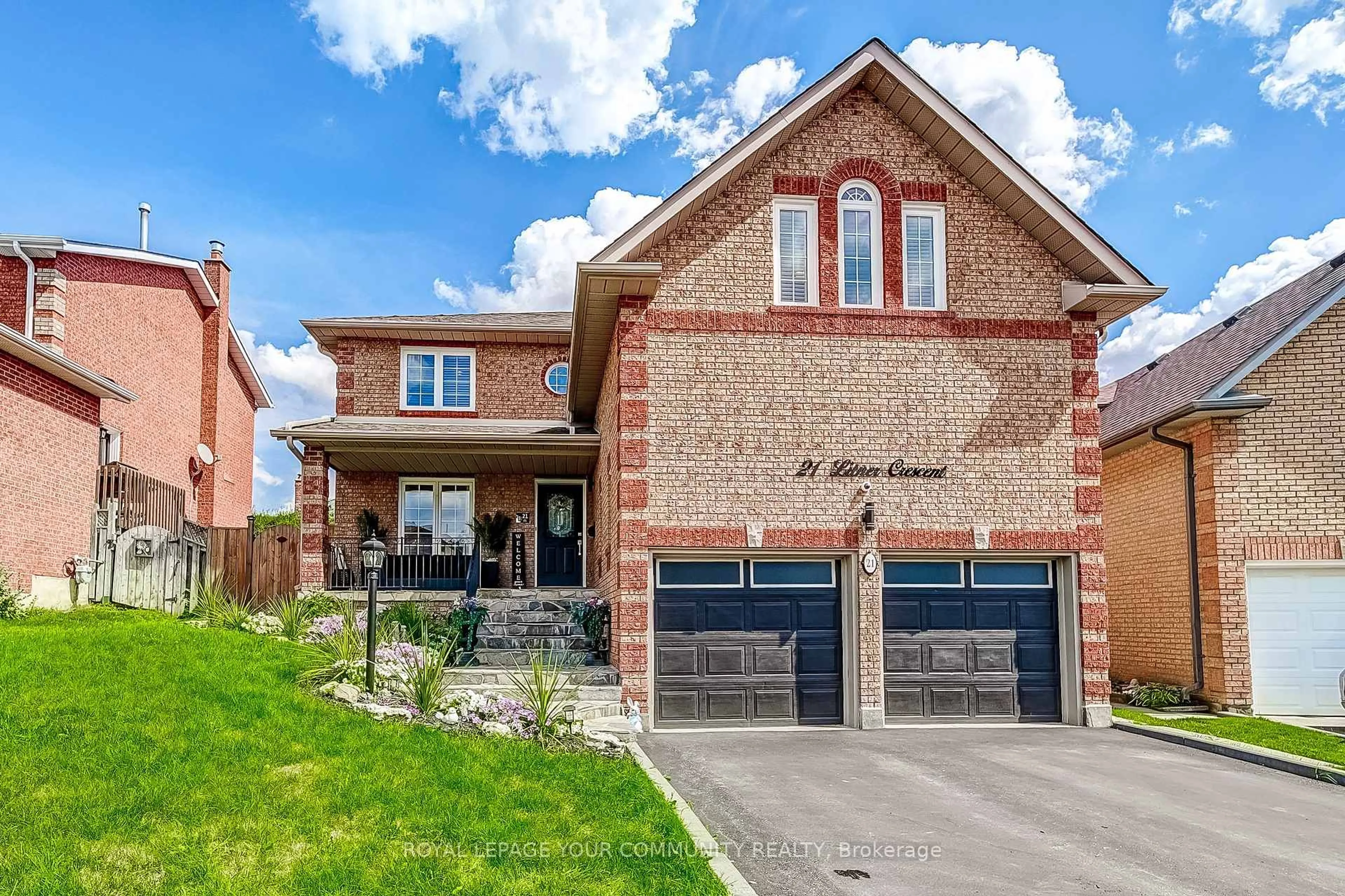 Home with brick exterior material, street for 21 Litner Cres, Georgina Ontario L4P 3V1