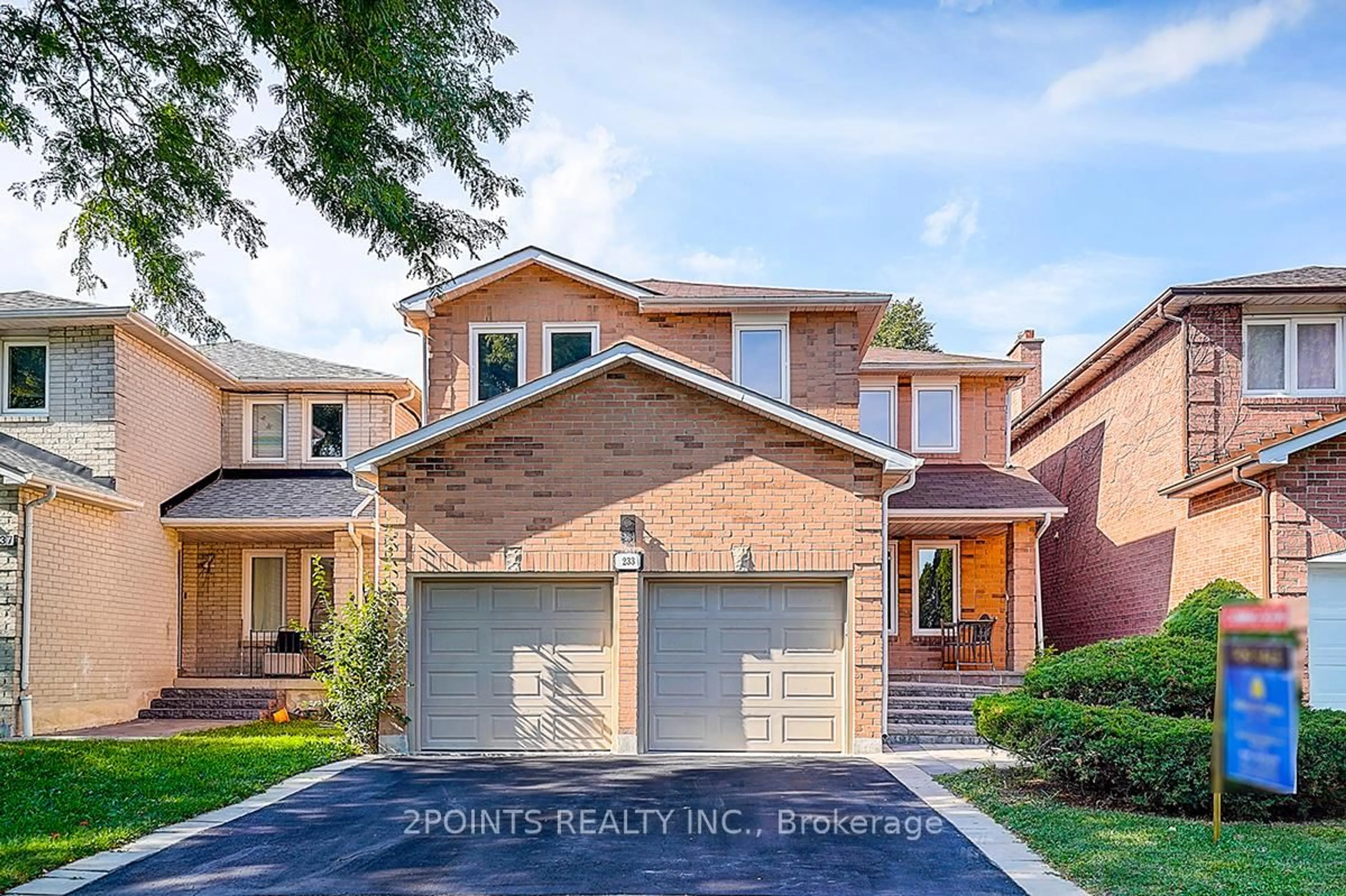 Home with brick exterior material, street for 233 Brickstone Circ, Vaughan Ontario L4J 6L2
