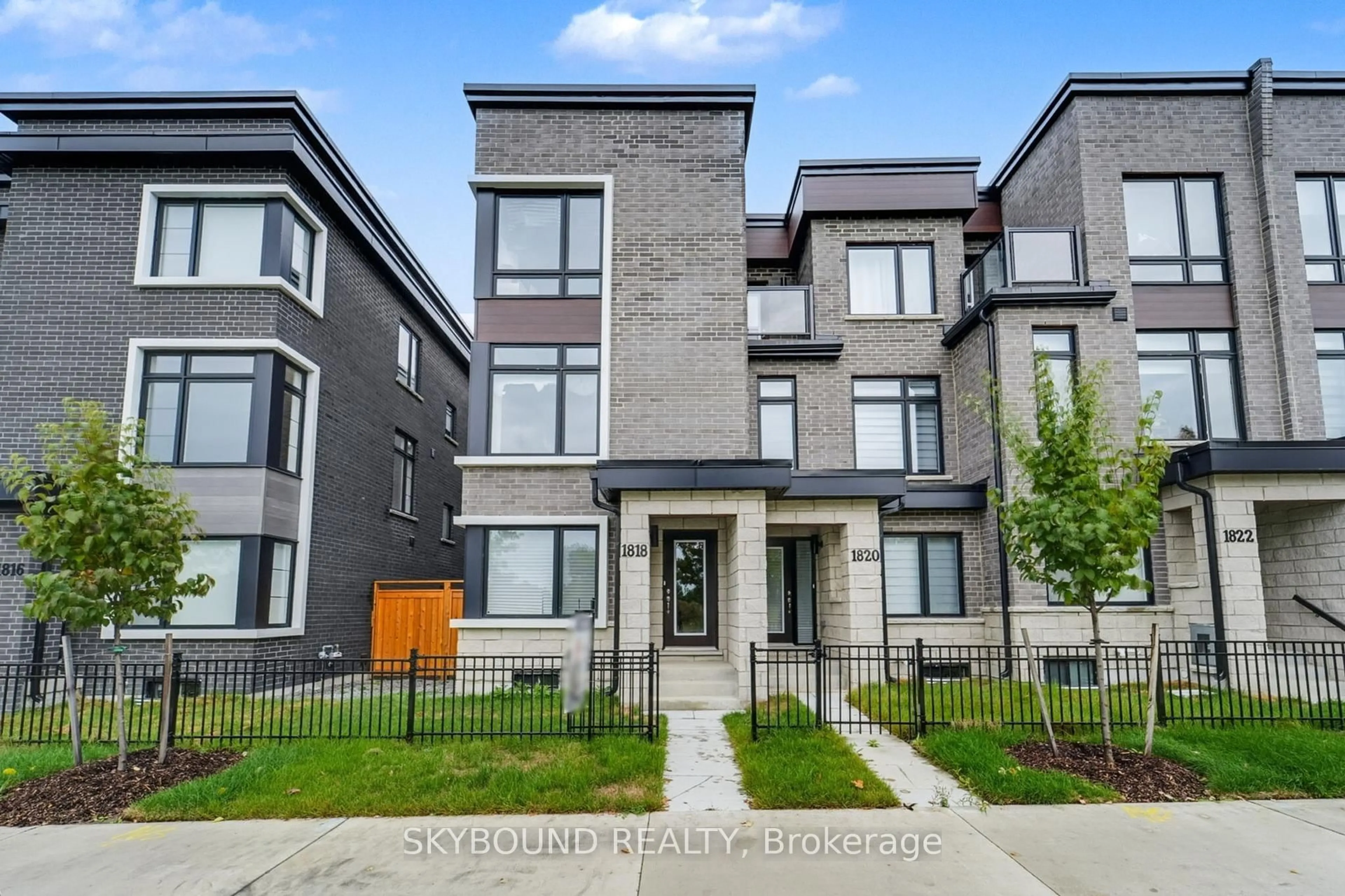 Home with brick exterior material, street for 1818 Donald Cousens Pkwy, Markham Ontario L6B 0V5