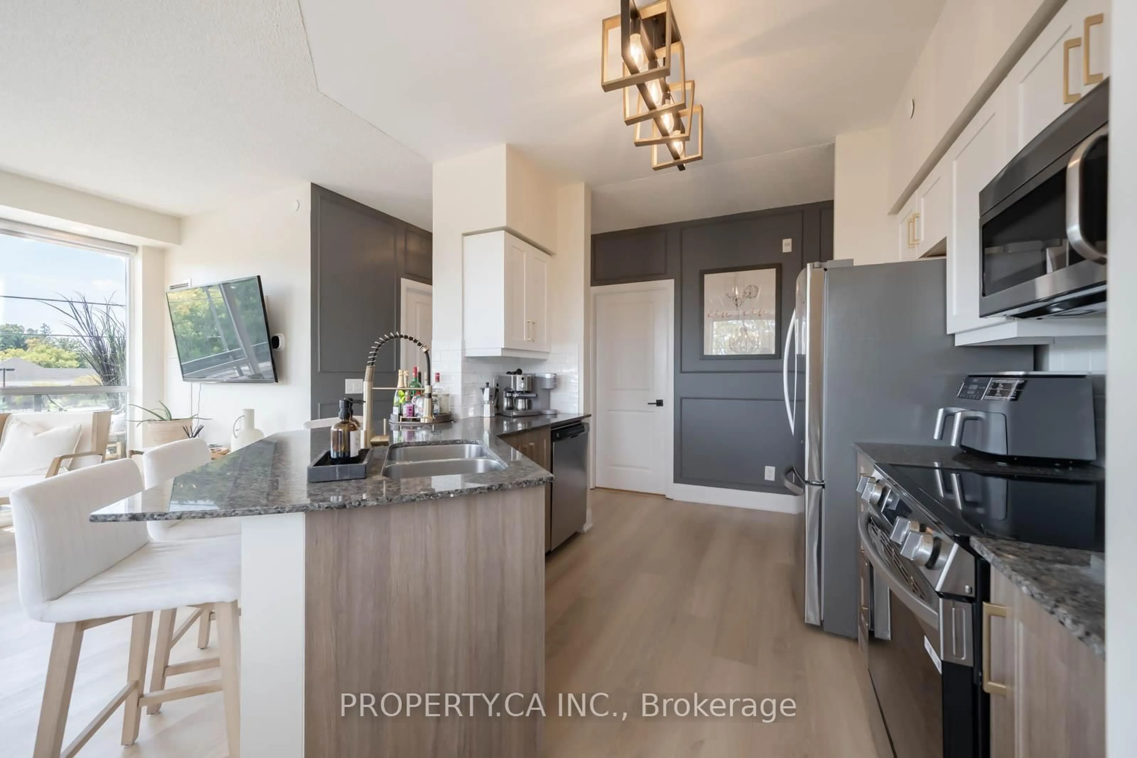 Open concept kitchen, unknown for 4700 Highway 7 #318, Vaughan Ontario L4L 0B4