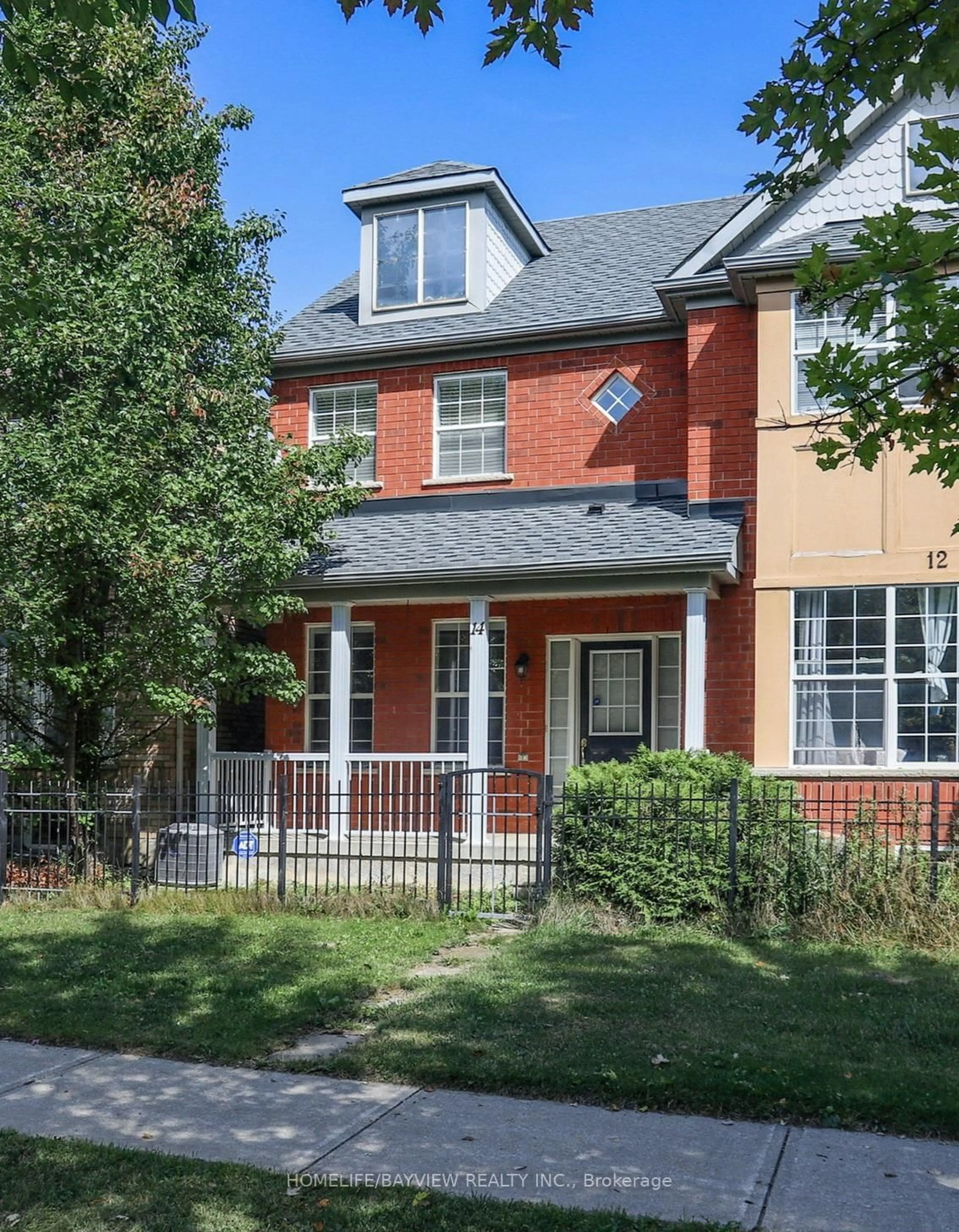 Home with brick exterior material, street for 14 Milroy Lane, Markham Ontario L6B 1B5