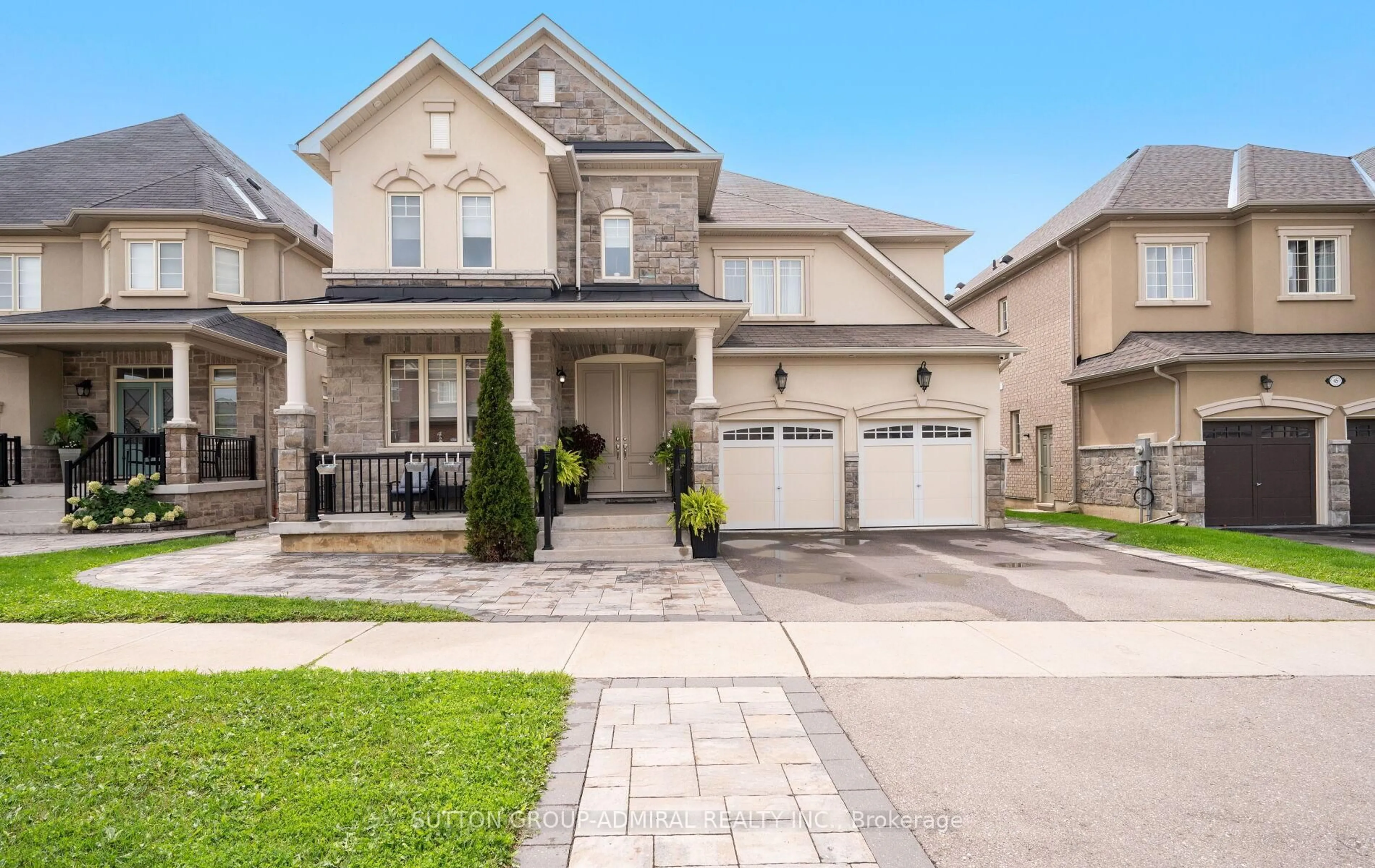 Home with brick exterior material, street for 43 Fairmont Ridge Tr, King Ontario L7B 0A6