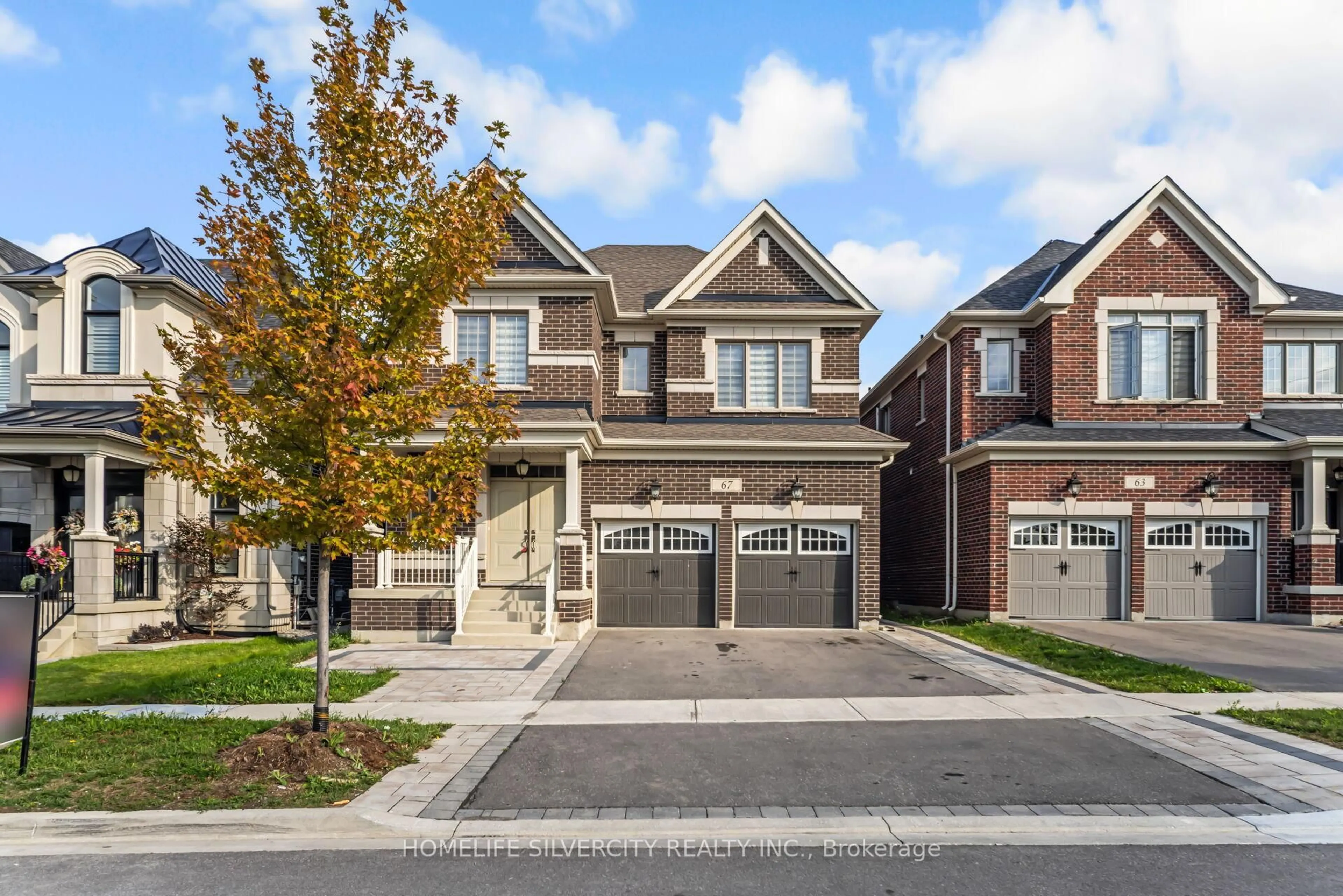 Home with brick exterior material, street for 67 Ten Pines Rd, Vaughan Ontario L4H 3N5